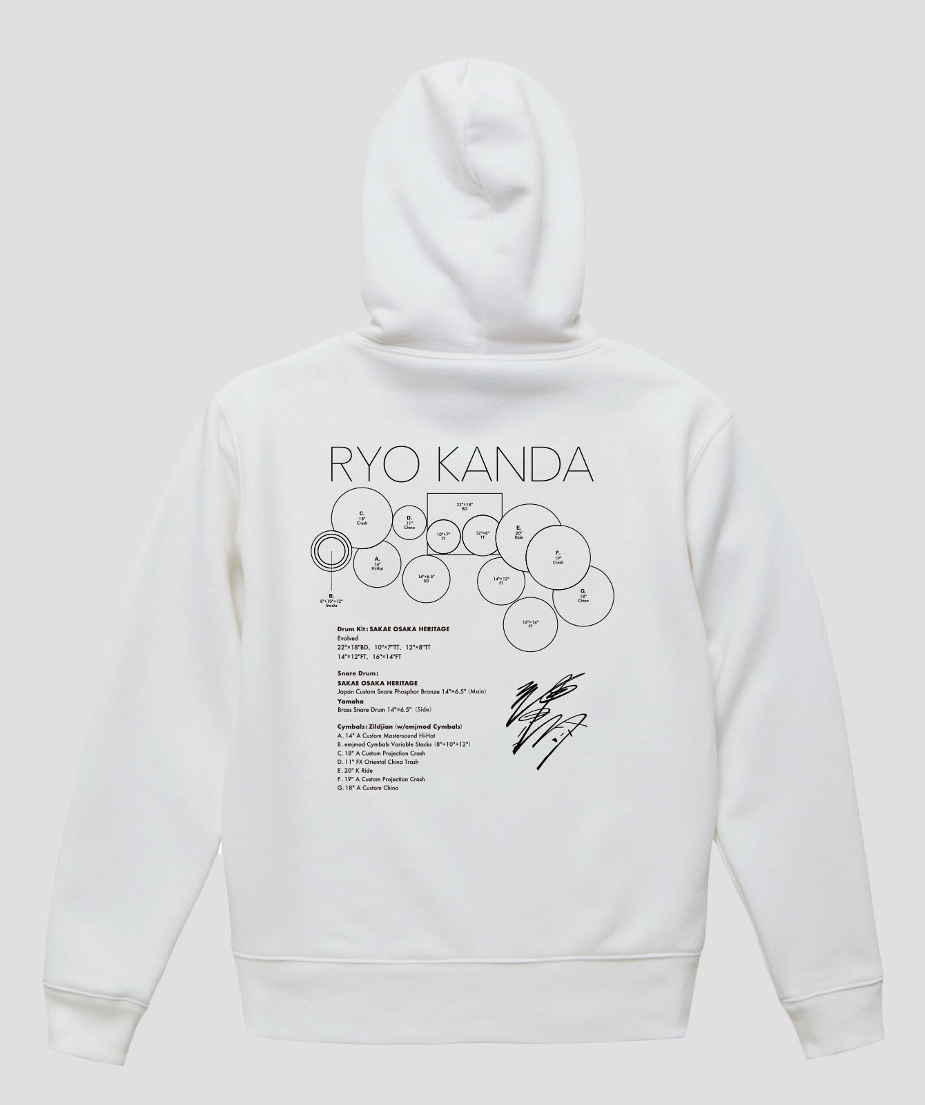 Drummer's Set Up Vol.08 神田 リョウ “Hoodie”