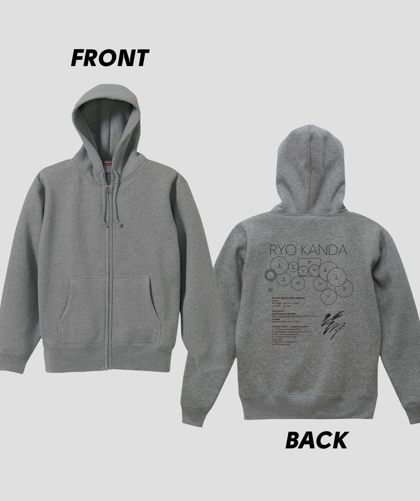 Drummer's Set Up Vol.08 神田 リョウ “Hoodie”