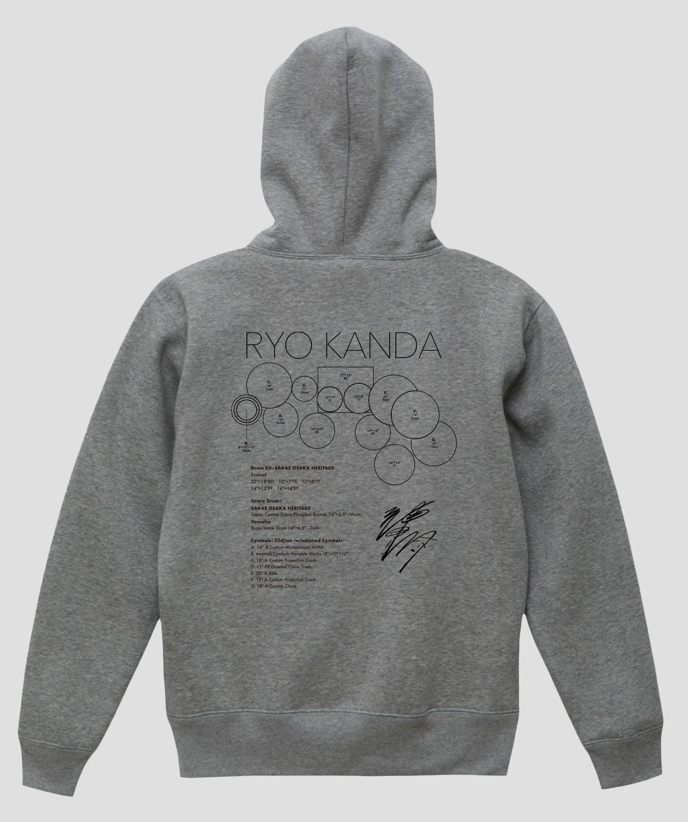 Drummer's Set Up Vol.08 神田 リョウ “Hoodie”