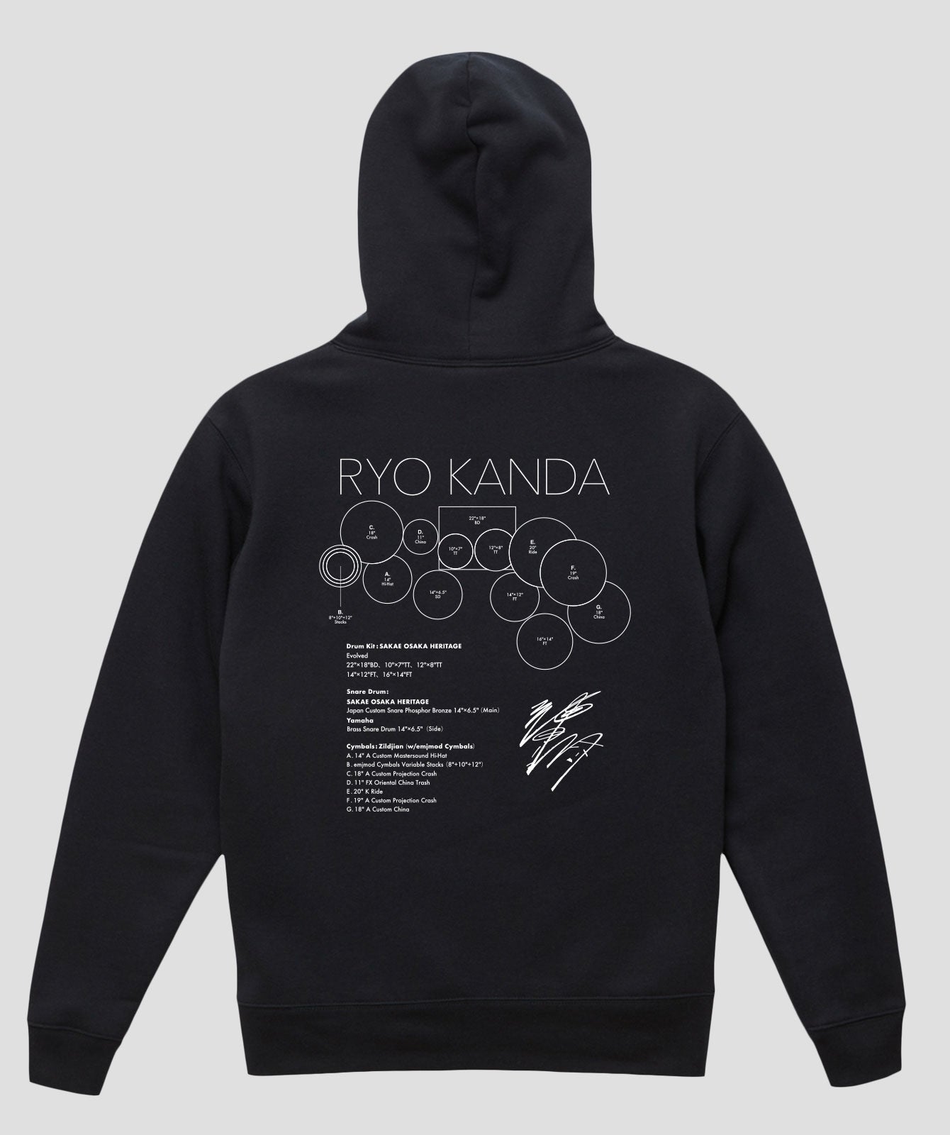 Drummer's Set Up Vol.08 神田 リョウ “Hoodie”