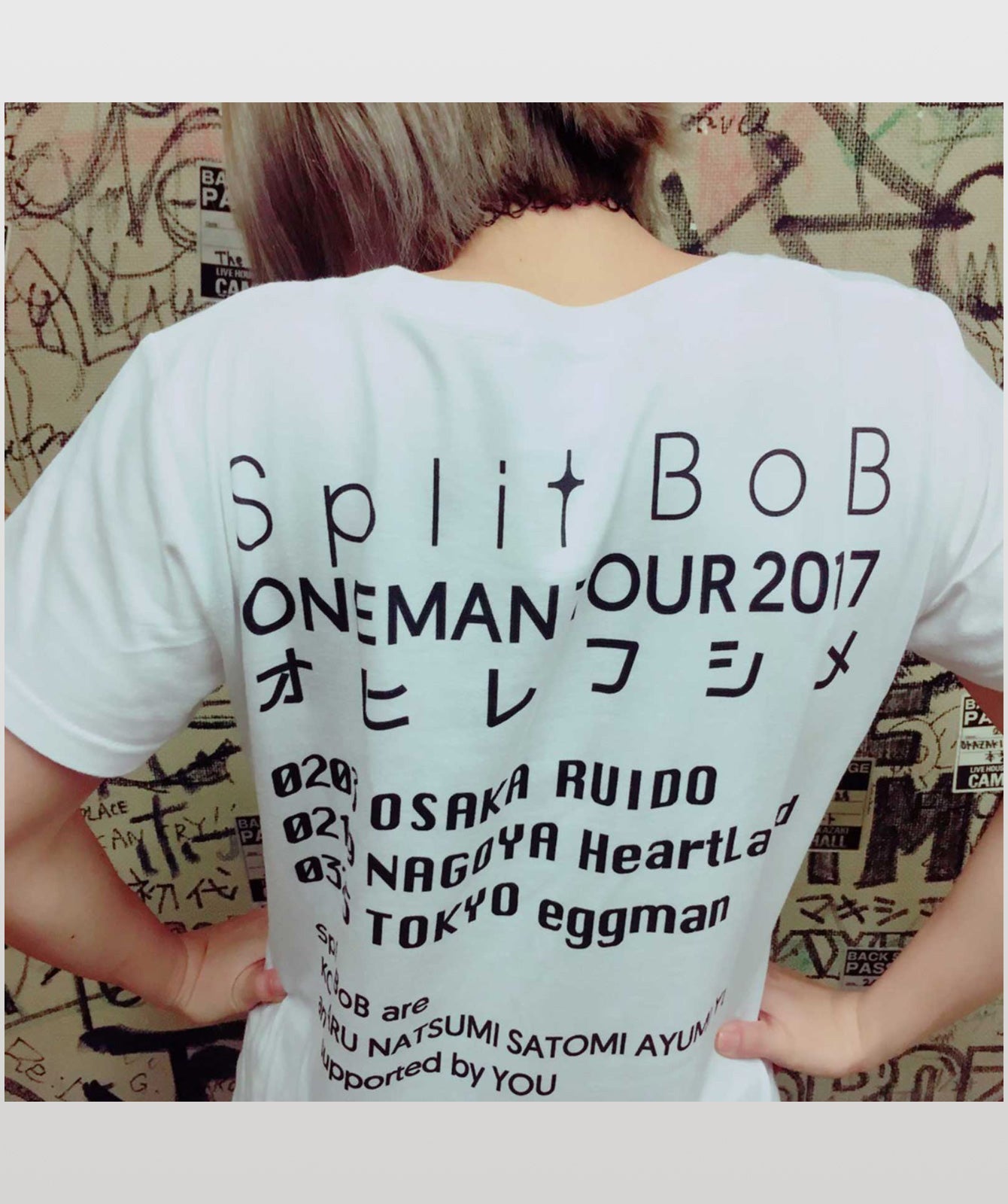 ■文字入れ可能■「オヒレフシメ」ツアーTシャツ