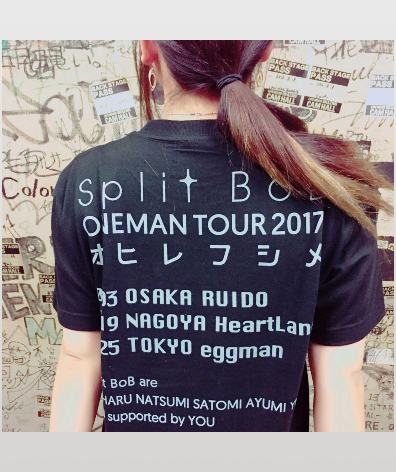 ■文字入れ可能■「オヒレフシメ」ツアーTシャツ