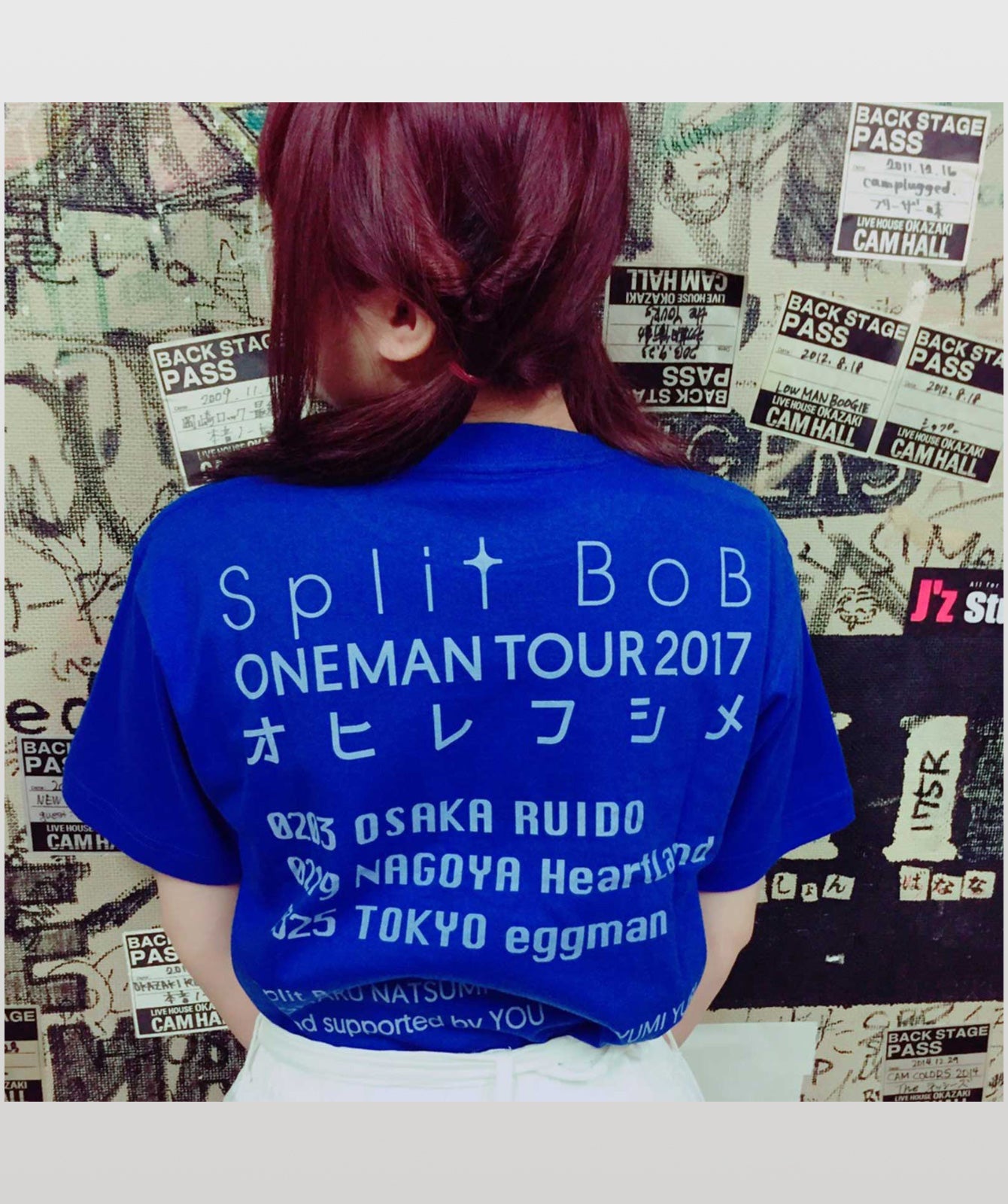 ■文字入れ可能■「オヒレフシメ」ツアーTシャツ