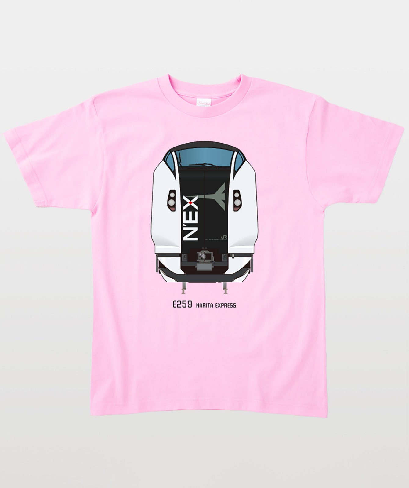 電車の顔図鑑Tシャツ E259系成田エクスプレス Type A