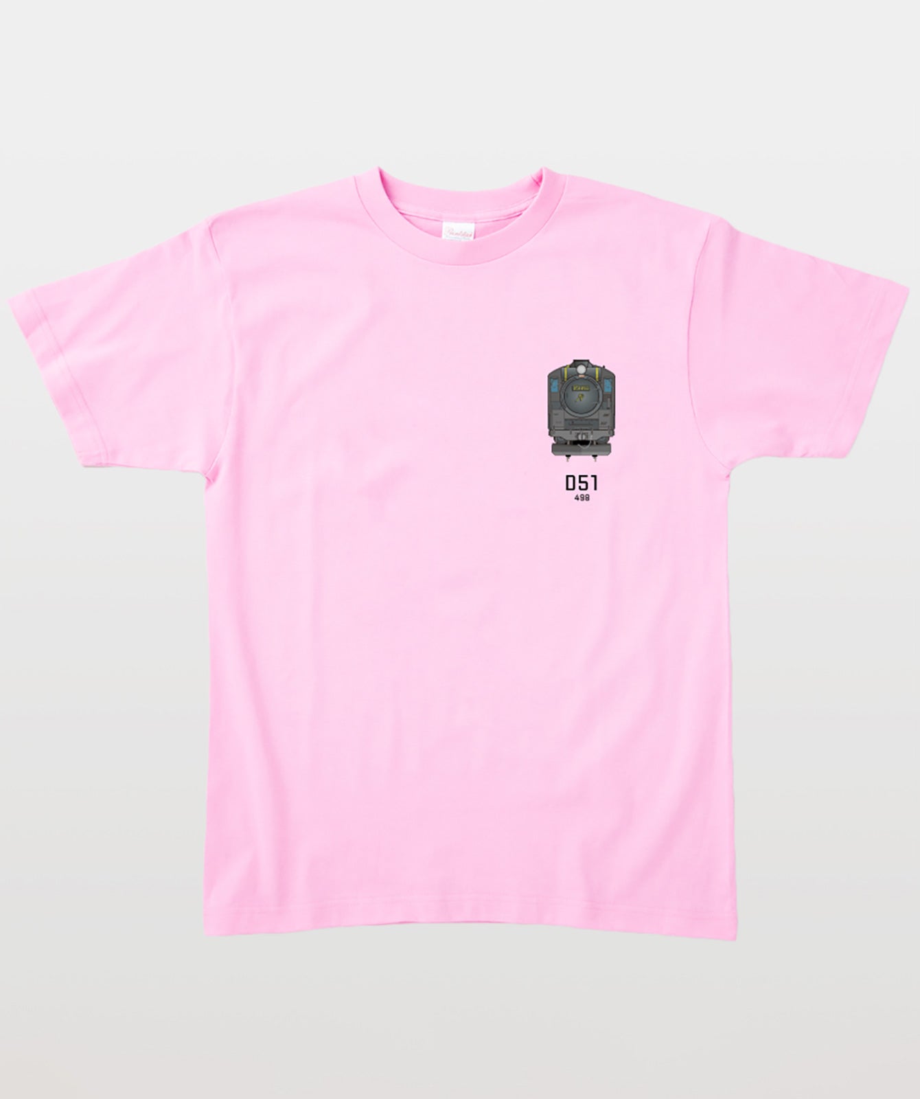 電車の顔図鑑Tシャツ D51形498号機 Type B