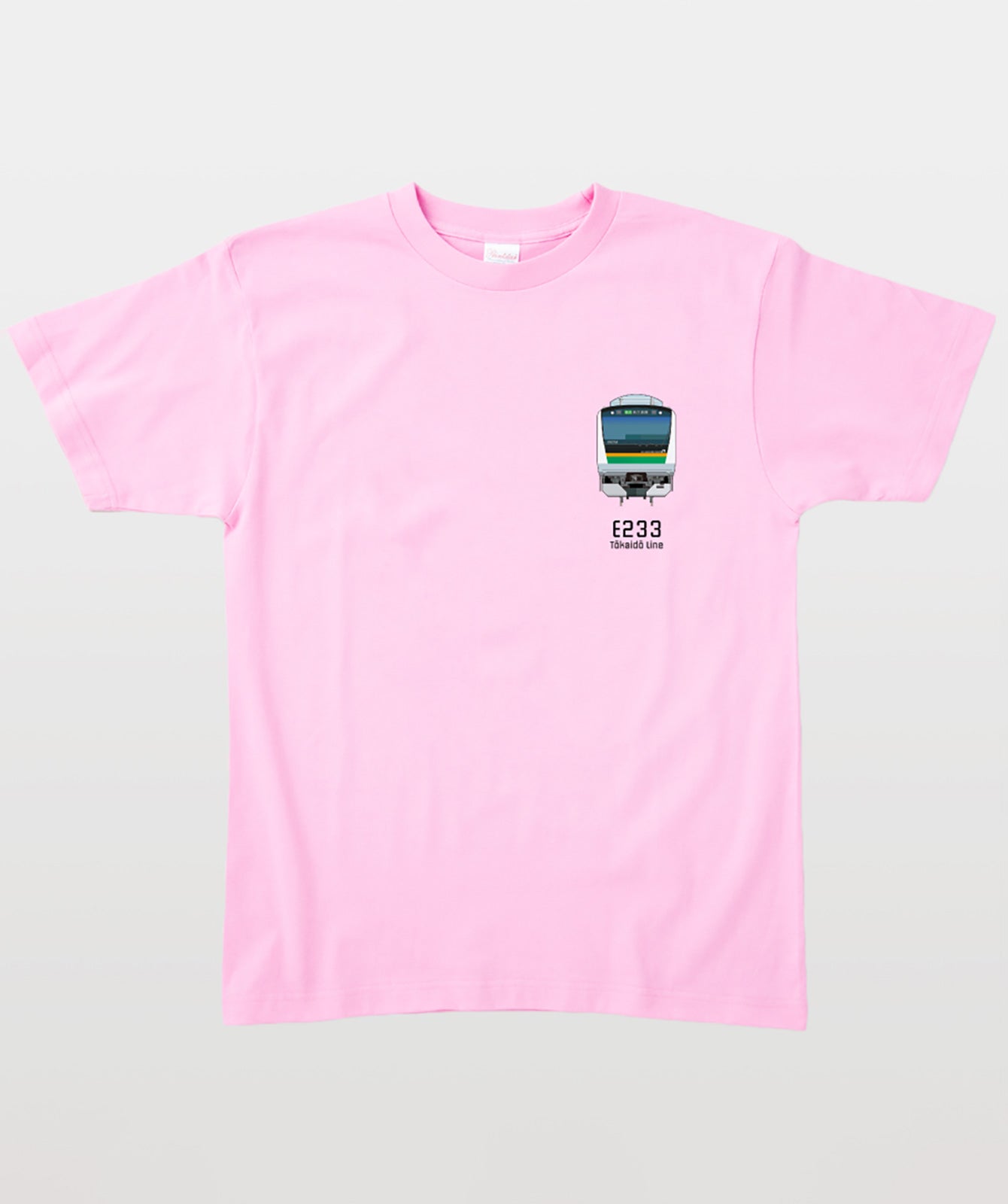 電車の顔図鑑Tシャツ E233系東海道線 Type B