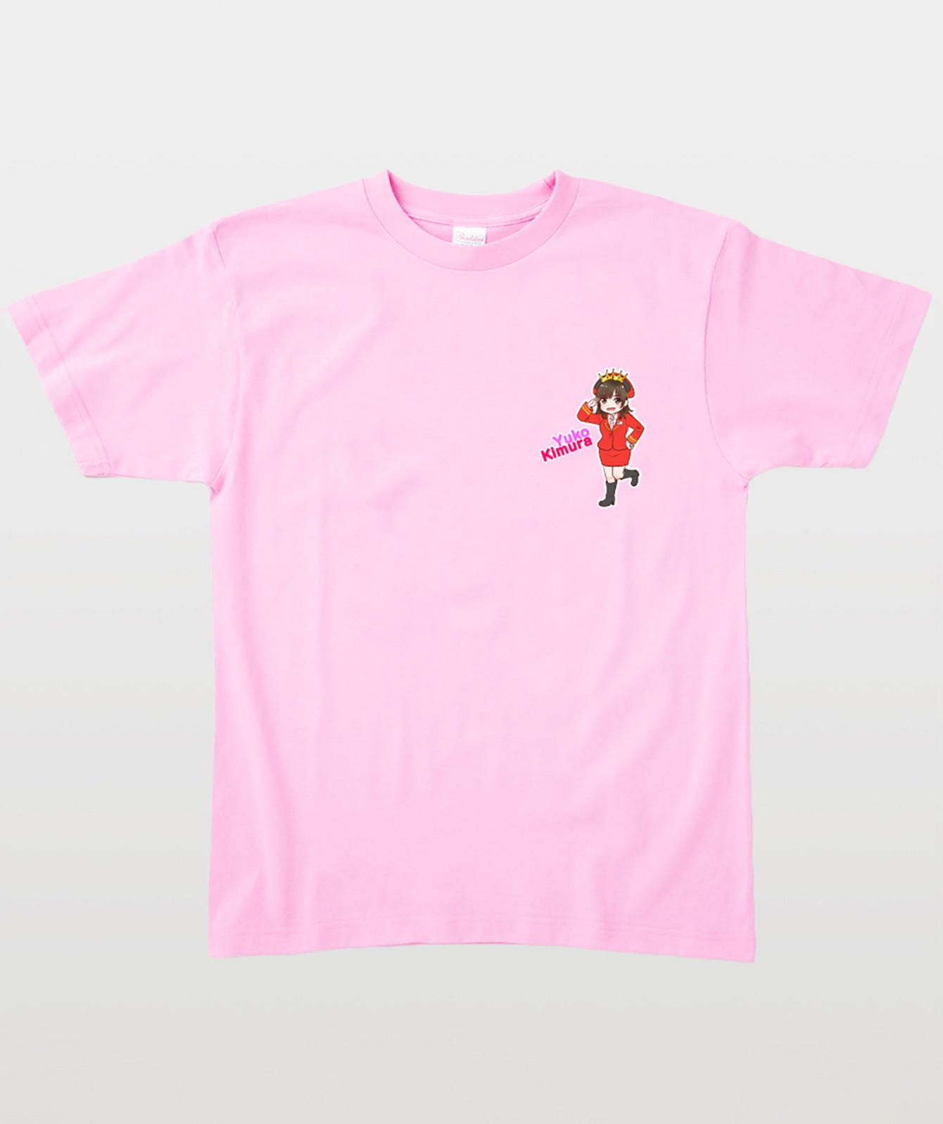 鉄旅タレント木村裕子Tシャツ 完乗女王イラスト Type B