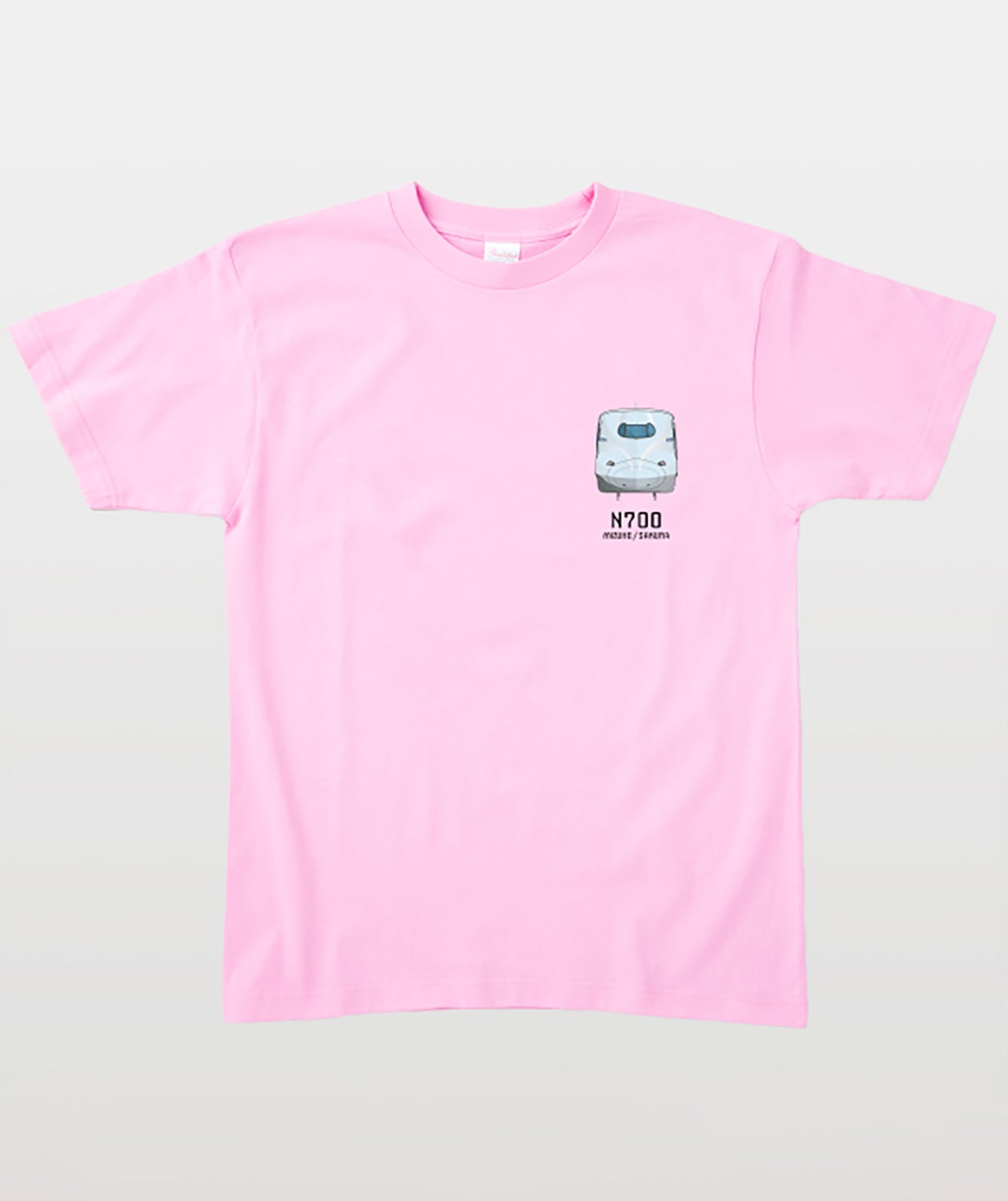 電車の顔図鑑Tシャツ N700系みずほ/さくら Type B