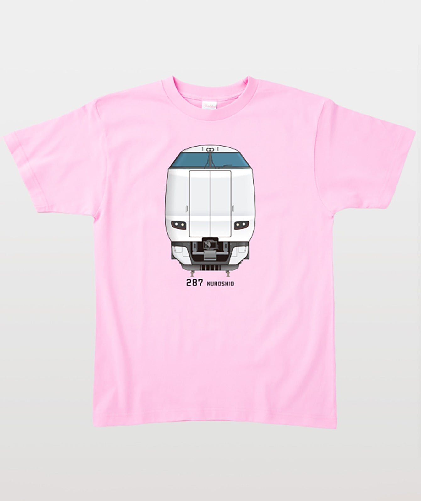 電車の顔図鑑Tシャツ 287系くろしお Type A