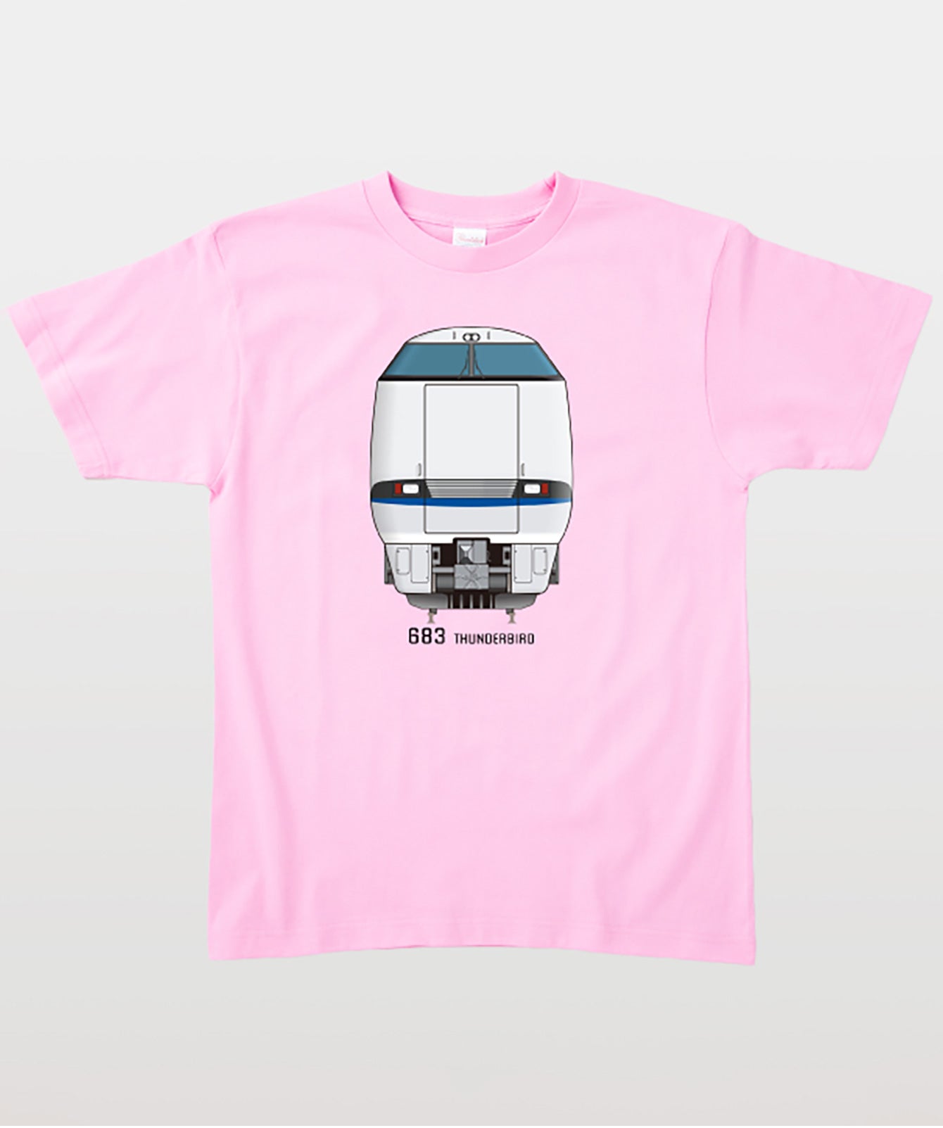 電車の顔図鑑Tシャツ 683系4000番台サンダーバード Type A
