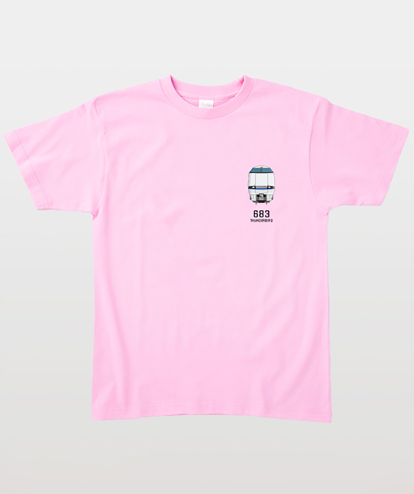 電車の顔図鑑Tシャツ 683系4000番台サンダーバード Type B