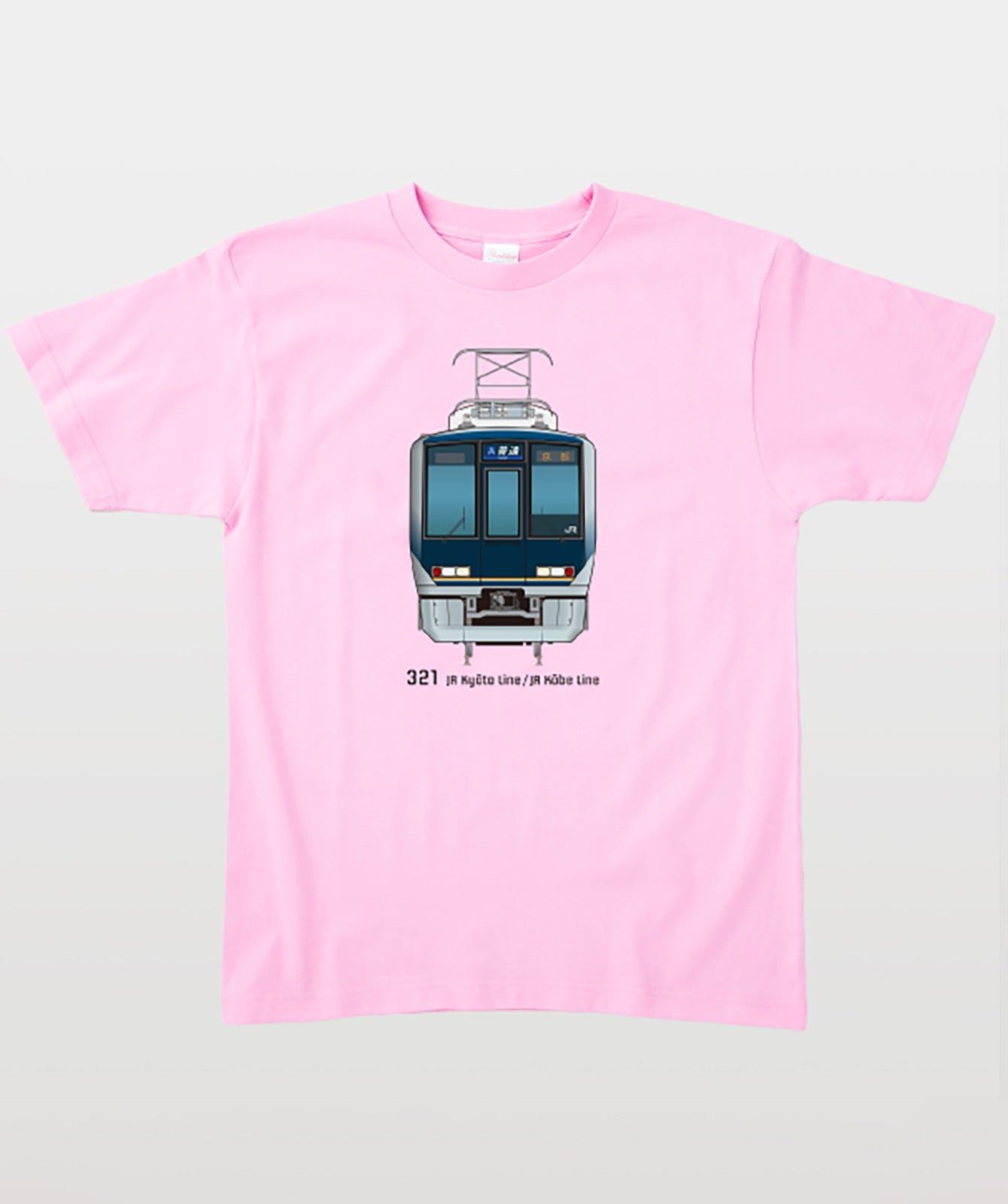 電車の顔図鑑Tシャツ 321系JR京都線/JR神戸線 Type A