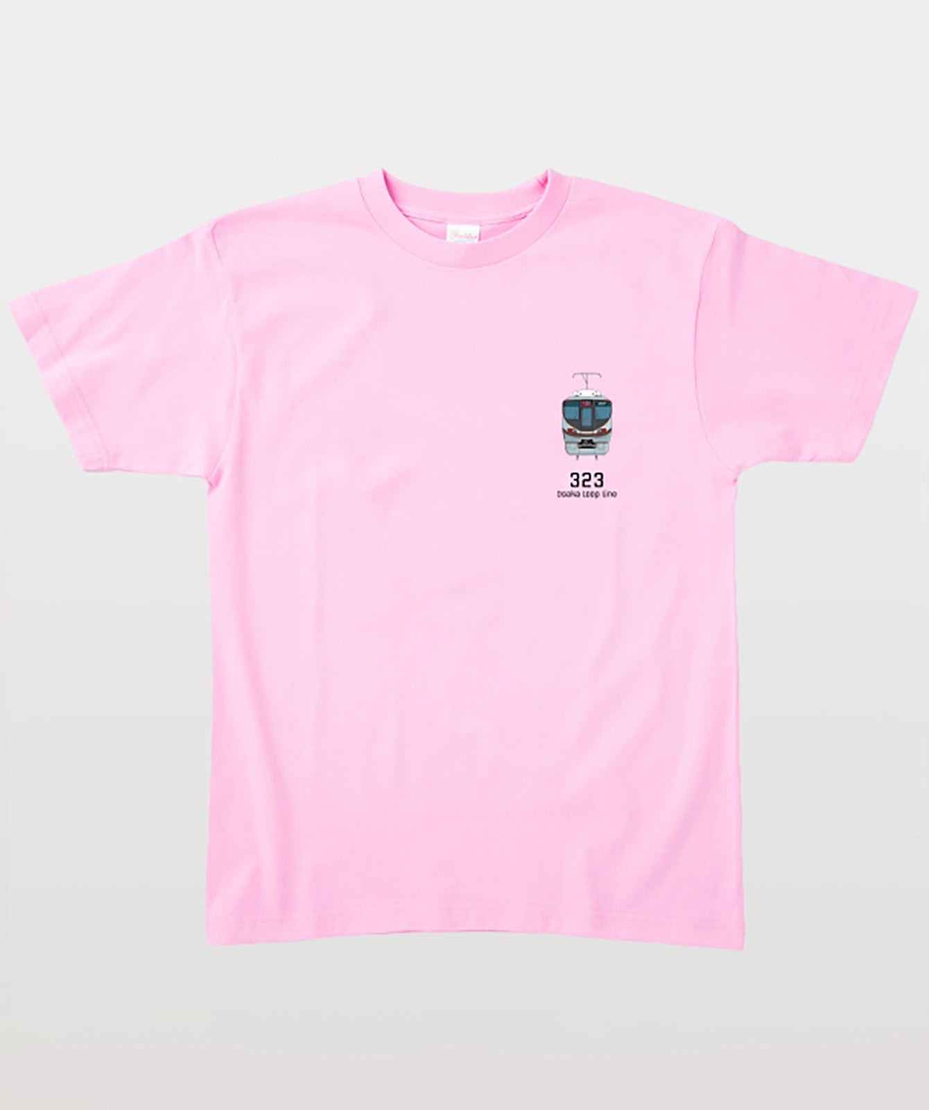 電車の顔図鑑Tシャツ 323系大阪環状線 Type B