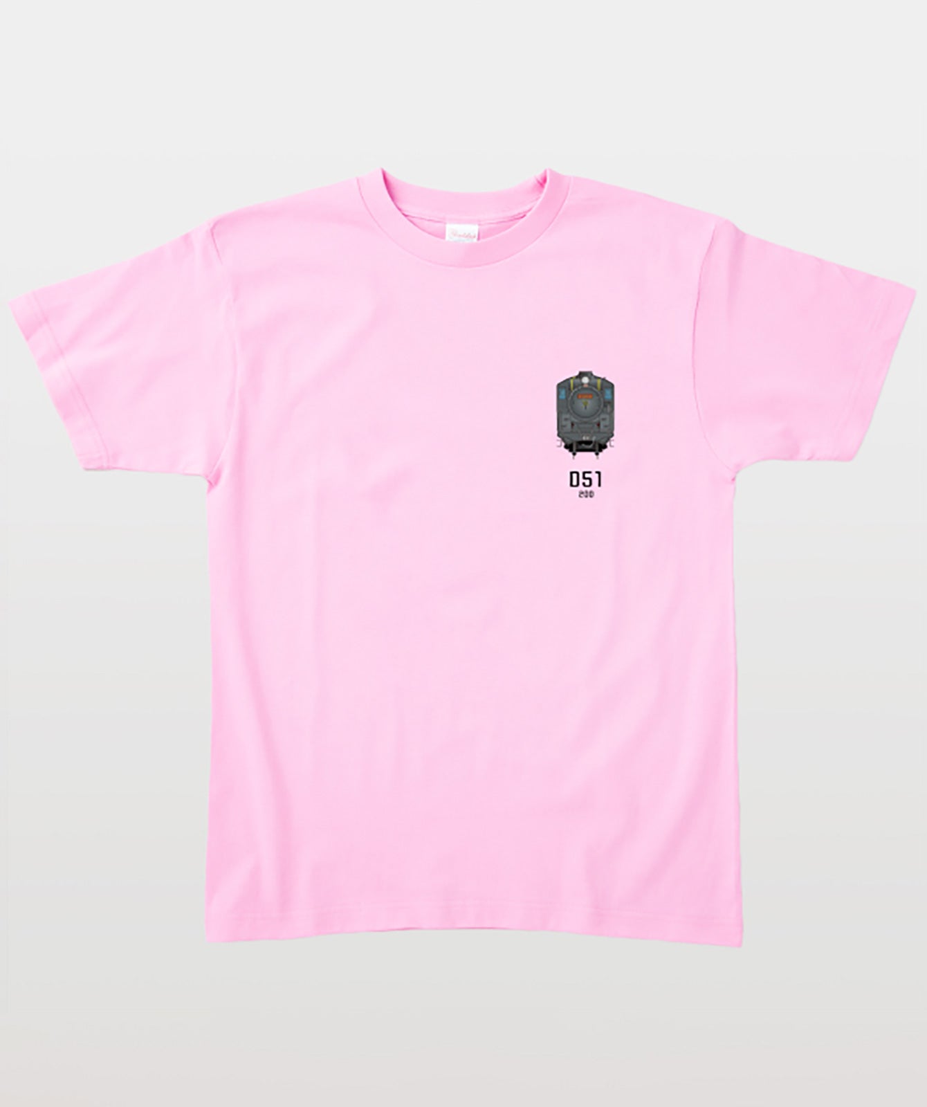 電車の顔図鑑Tシャツ D51形200号機 Type B