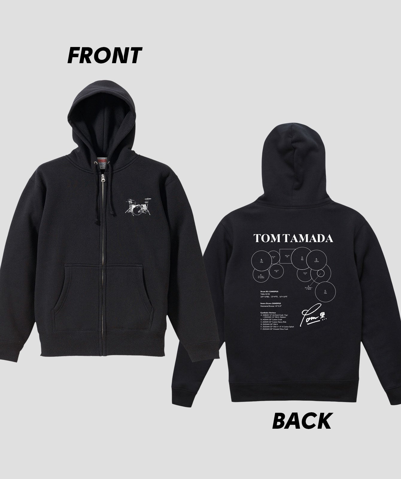 Drummer's Set Up Vol.04 玉田 豊夢 “Hoodie”