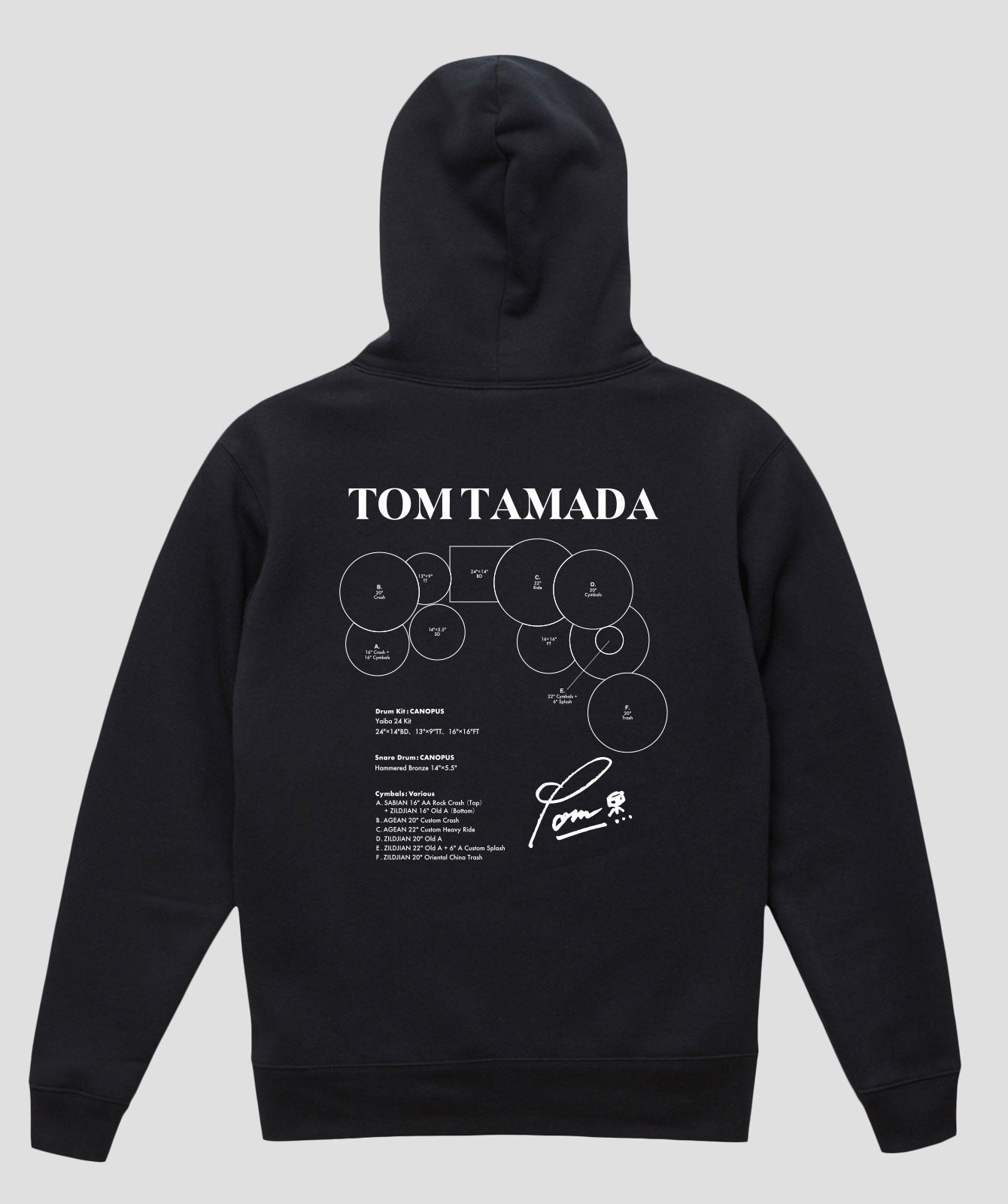 Drummer's Set Up Vol.04 玉田 豊夢 “Hoodie”