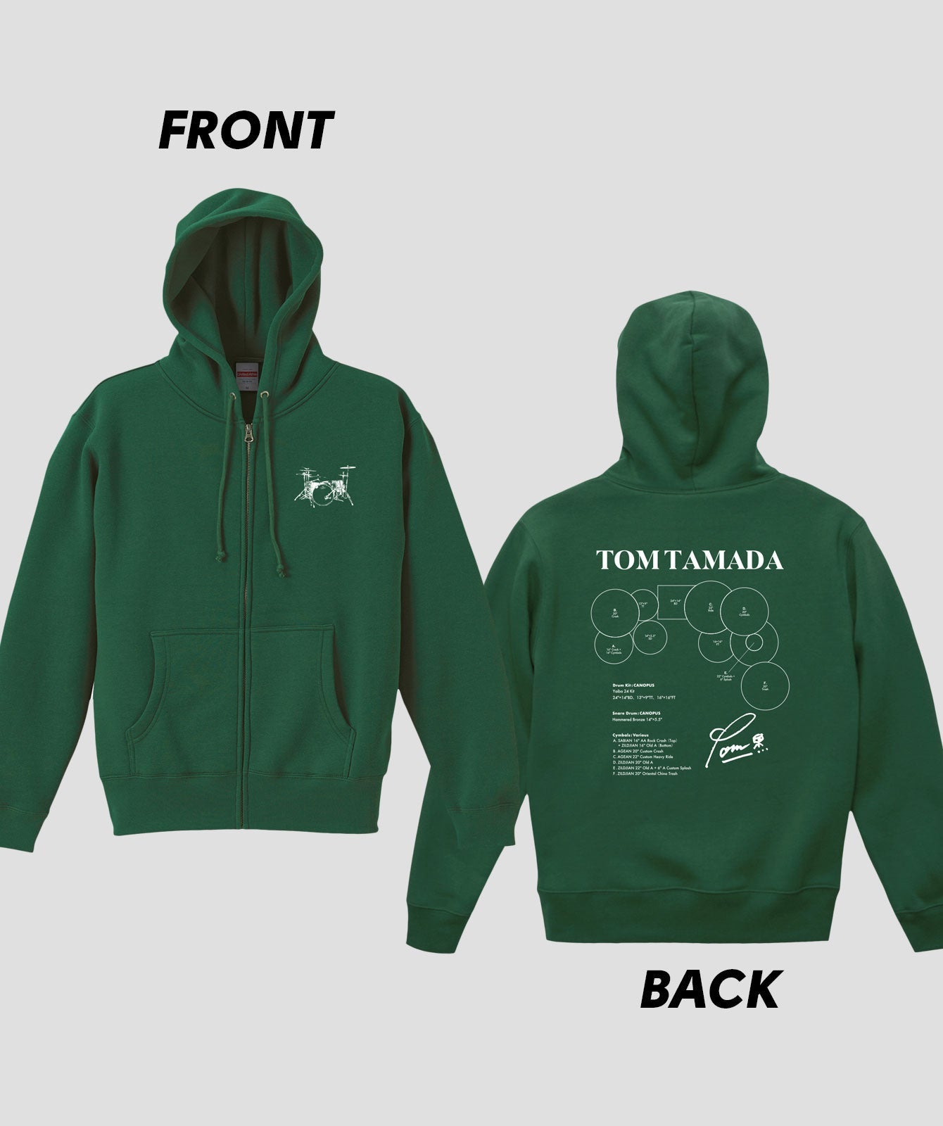 Drummer's Set Up Vol.04 玉田 豊夢 “Hoodie”