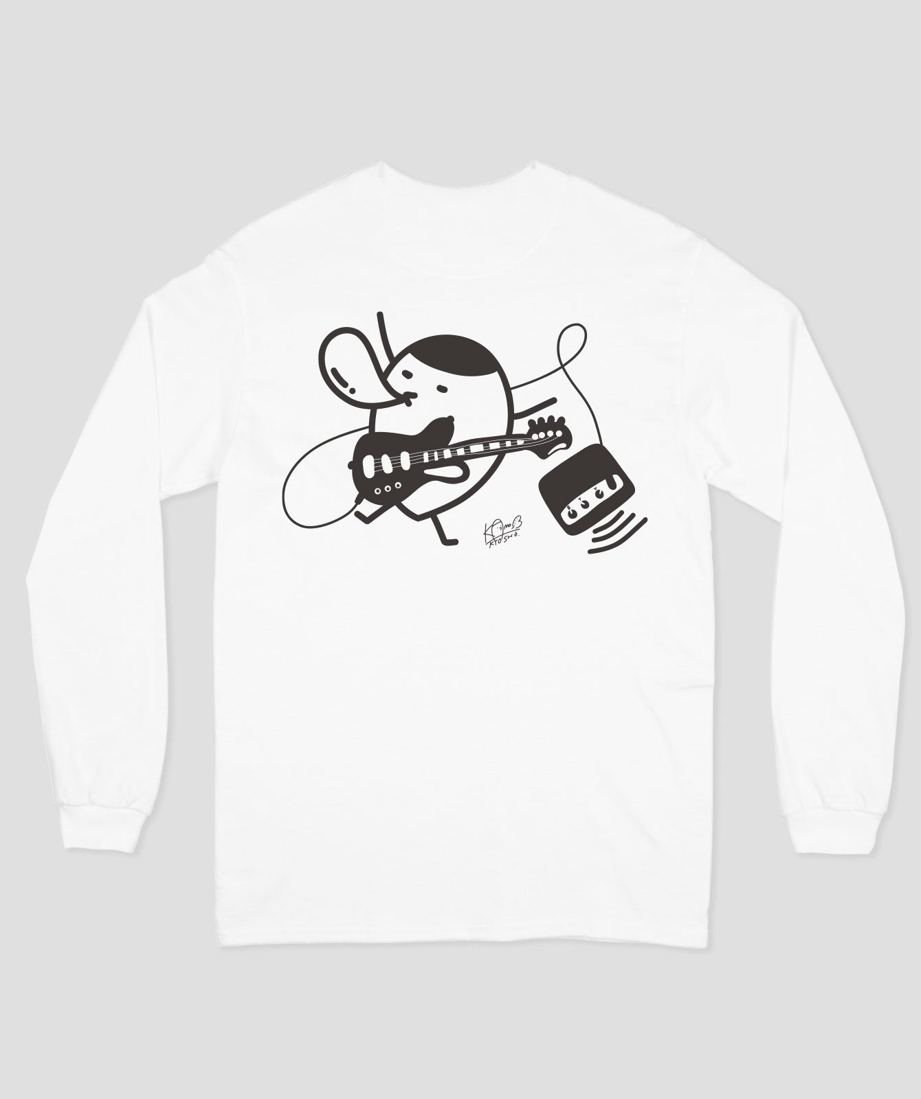 「ベース鶴ちゃん」長袖Tシャツ