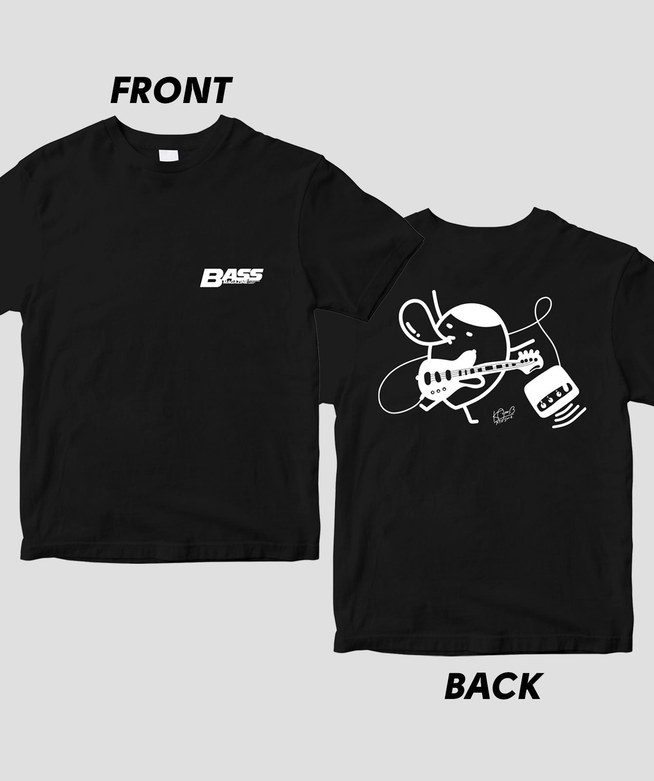 「ベース鶴ちゃん」Tシャツ