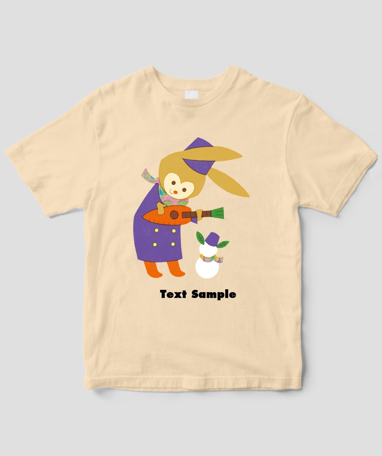 ■文字入れ可■ オリジナルカバーイラストTシャツ Vol.28
