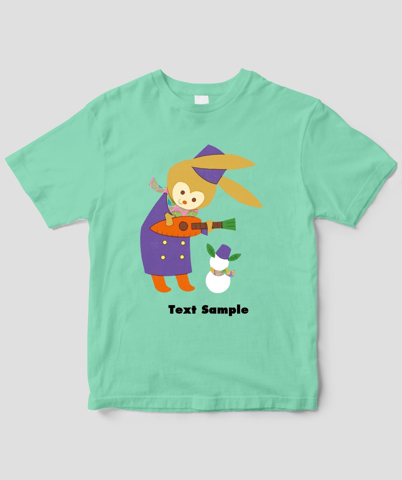 ■文字入れ可■ オリジナルカバーイラストTシャツ Vol.28