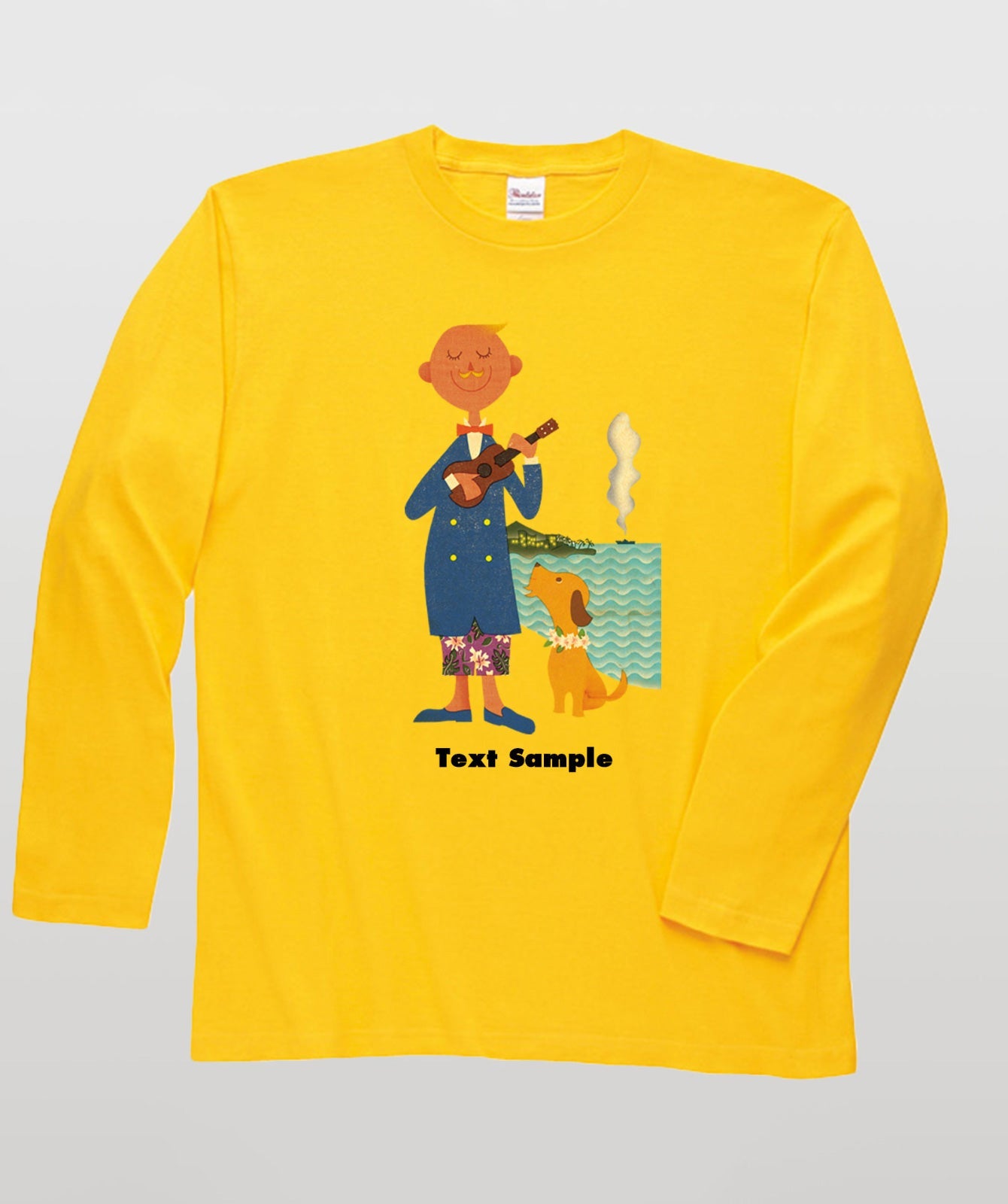 ■文字入れ可■ オリジナルカバーイラスト長袖Tシャツ Vol.1