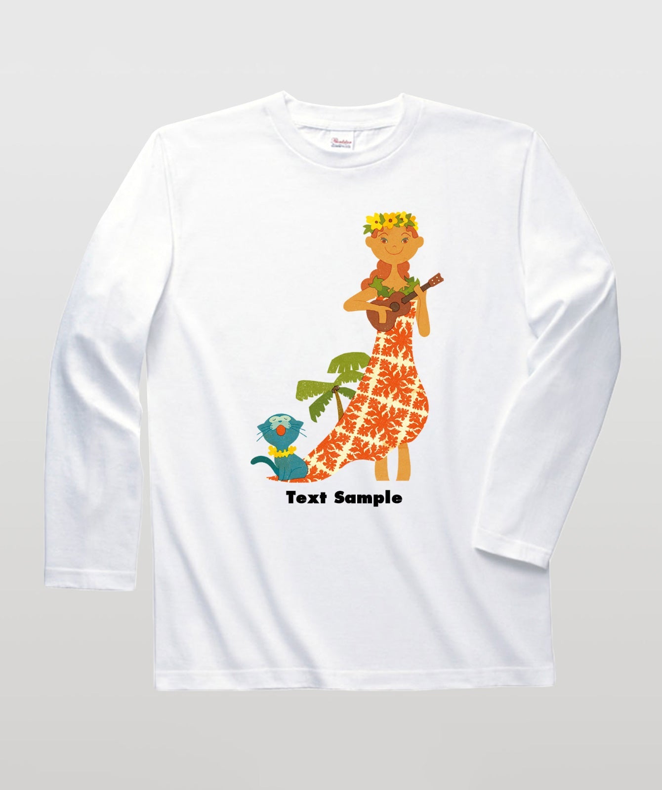 ■文字入れ可■ オリジナルカバーイラスト長袖Tシャツ Vol.2