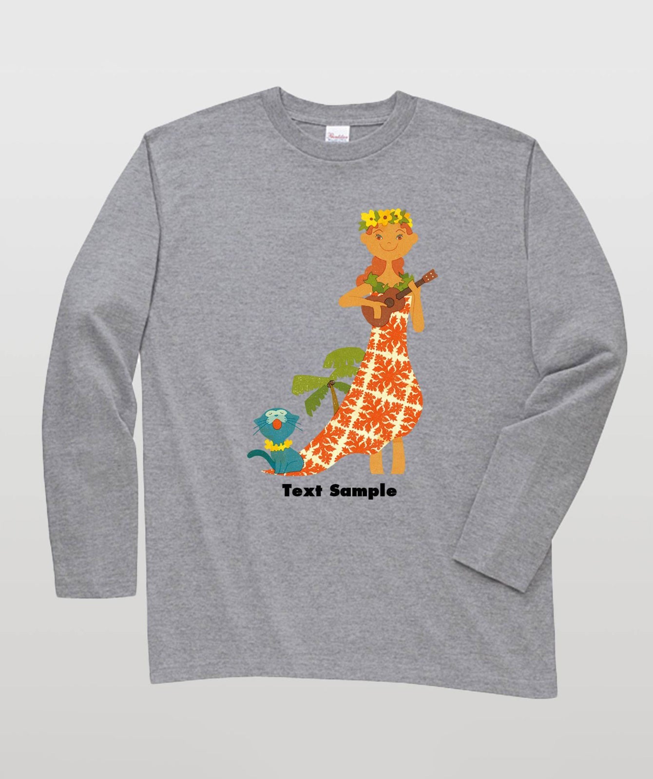 ■文字入れ可■ オリジナルカバーイラスト長袖Tシャツ Vol.2