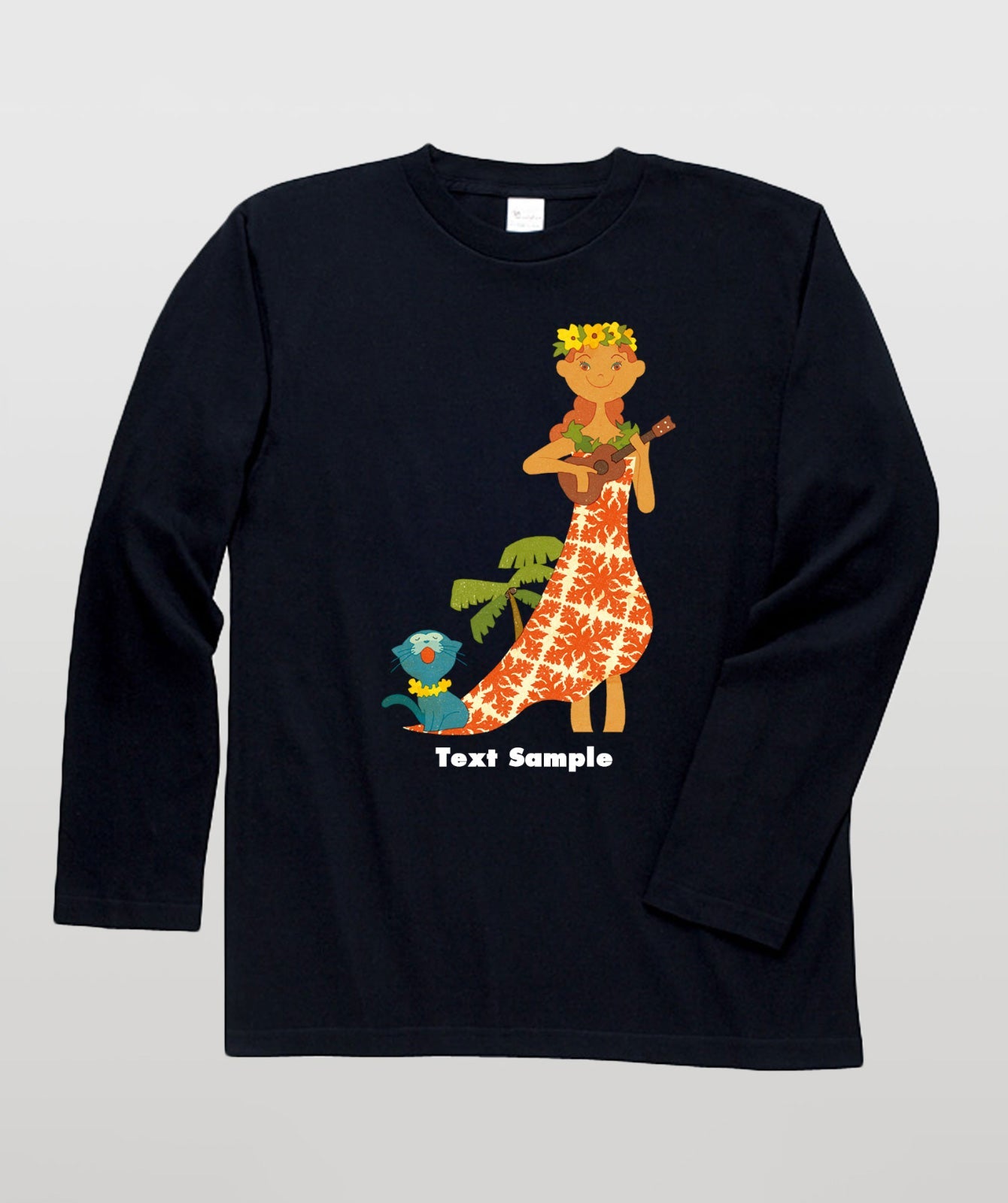 ■文字入れ可■ オリジナルカバーイラスト長袖Tシャツ Vol.2