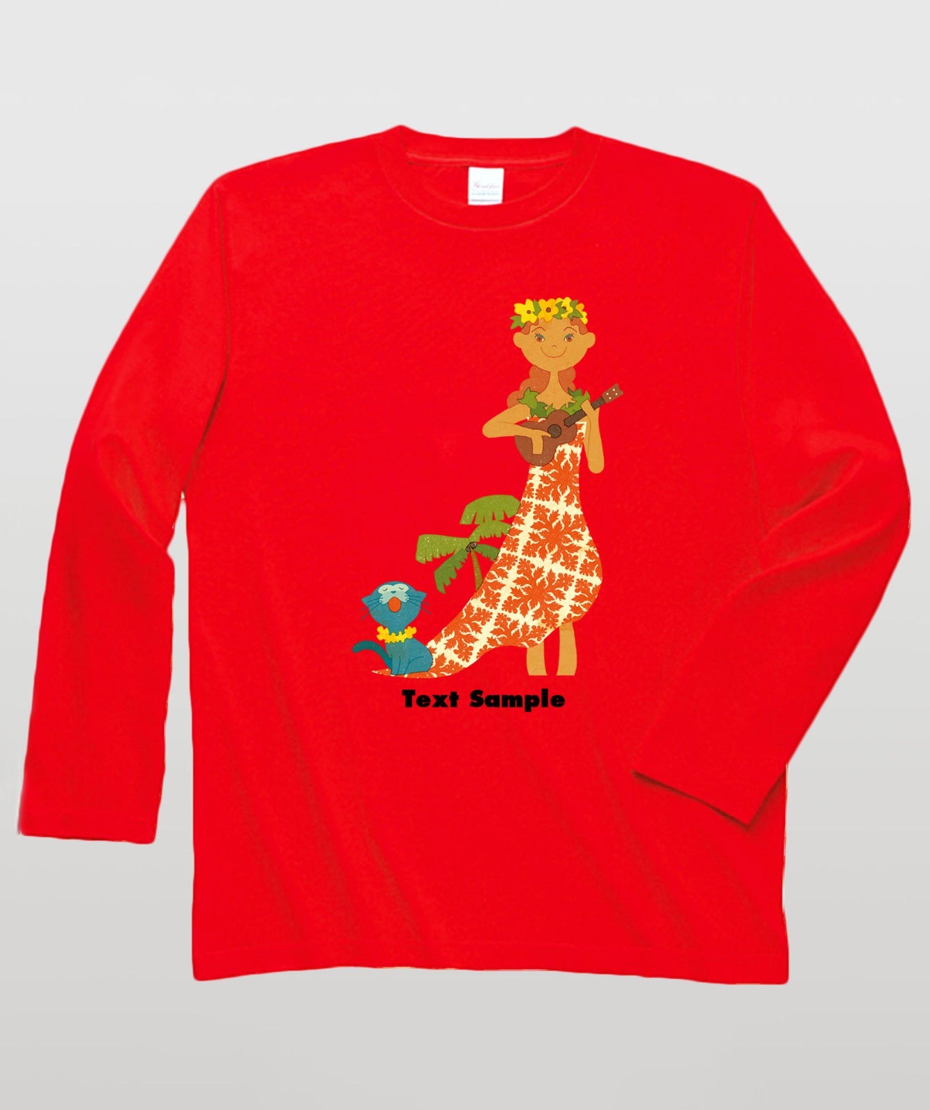 ■文字入れ可■ オリジナルカバーイラスト長袖Tシャツ Vol.2