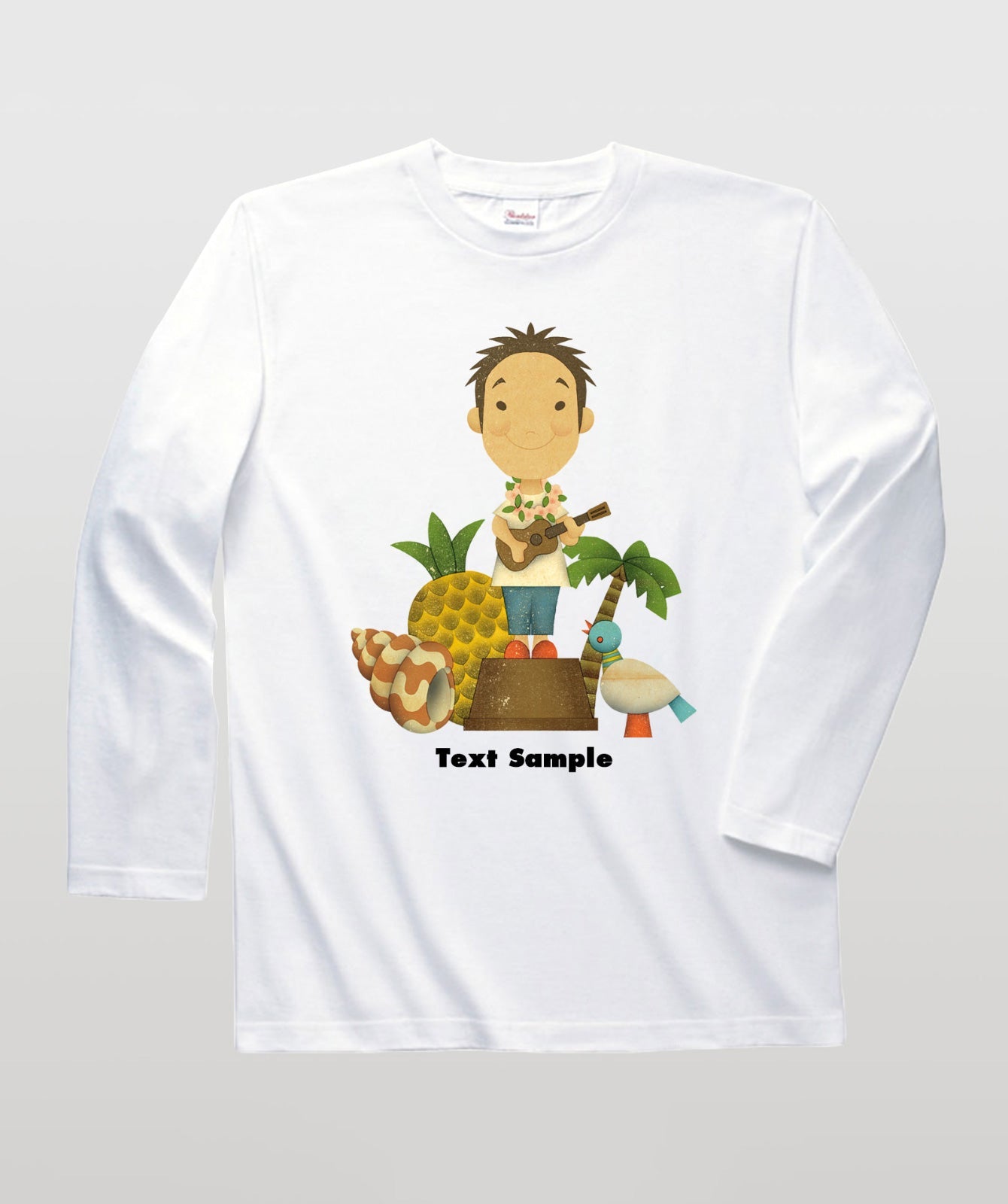 ■文字入れ可■ オリジナルカバーイラスト長袖Tシャツ Vol.3