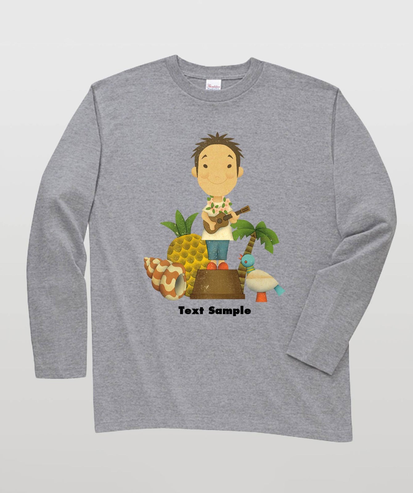 ■文字入れ可■ オリジナルカバーイラスト長袖Tシャツ Vol.3