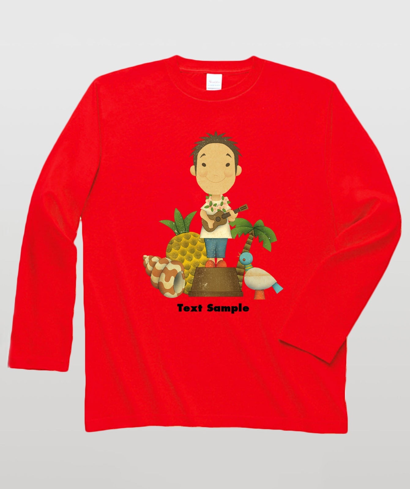 ■文字入れ可■ オリジナルカバーイラスト長袖Tシャツ Vol.3