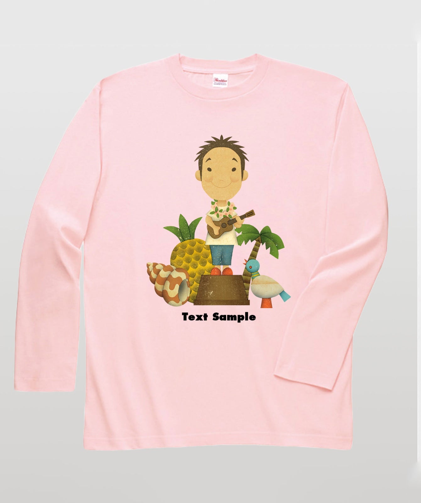 ■文字入れ可■ オリジナルカバーイラスト長袖Tシャツ Vol.3