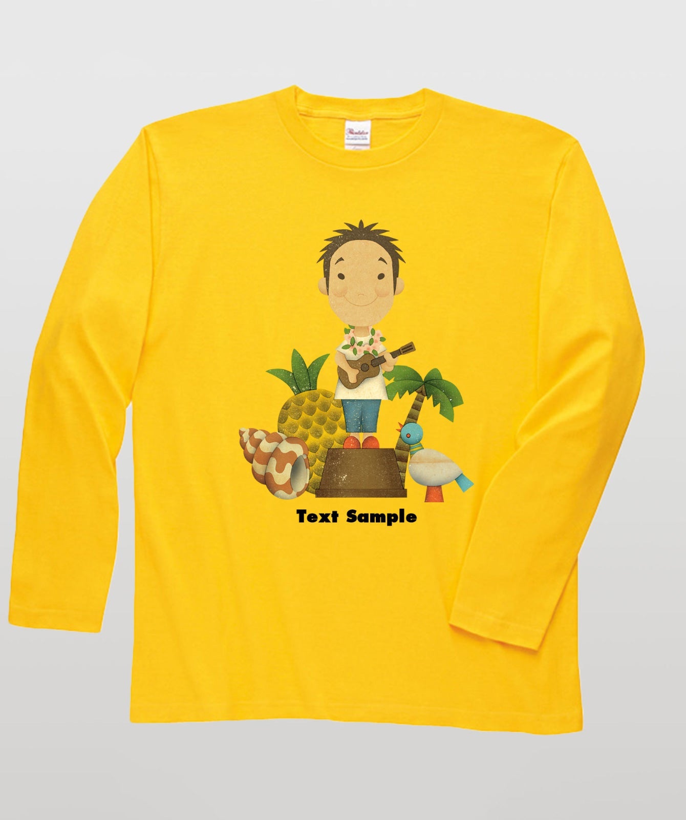 ■文字入れ可■ オリジナルカバーイラスト長袖Tシャツ Vol.3