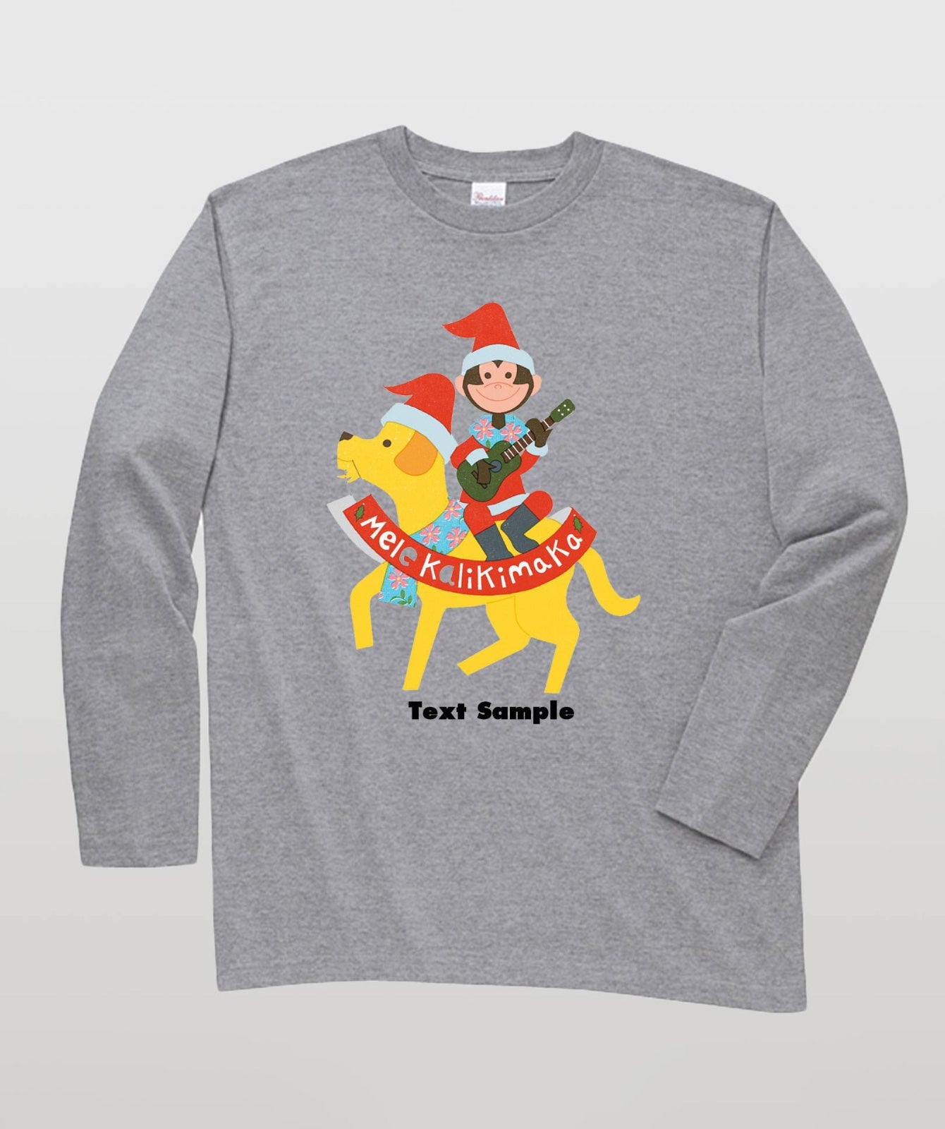 ■文字入れ可■ オリジナルカバーイラスト長袖Tシャツ Vol.6