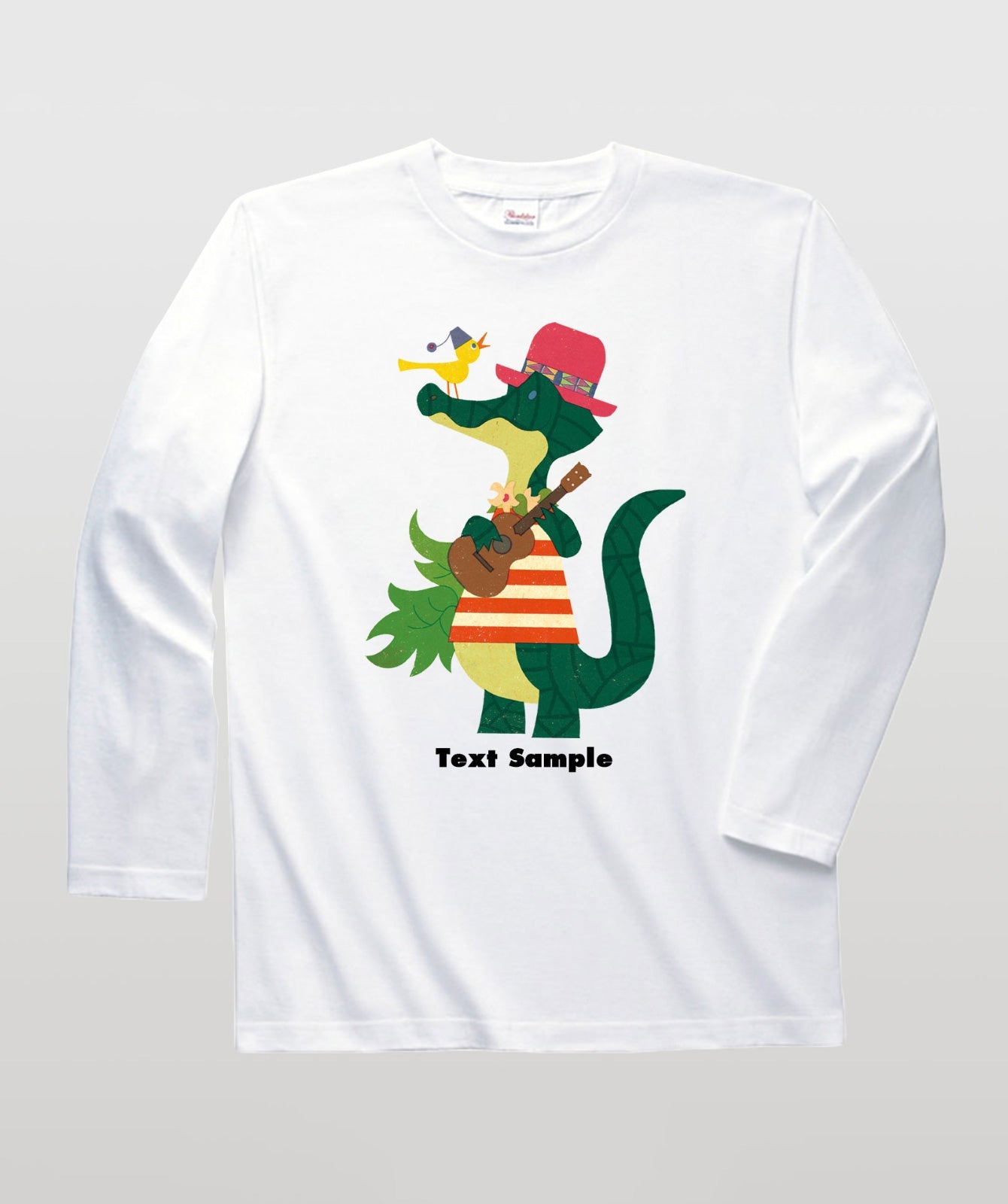 ■文字入れ可■ オリジナルカバーイラスト長袖Tシャツ Vol.7