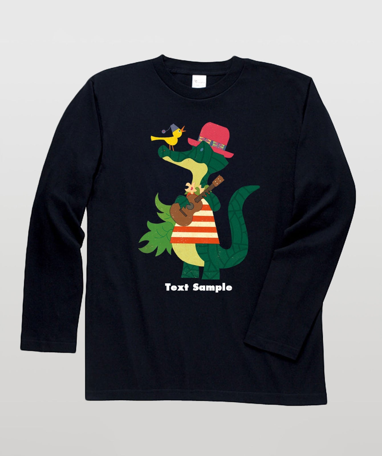 ■文字入れ可■ オリジナルカバーイラスト長袖Tシャツ Vol.7