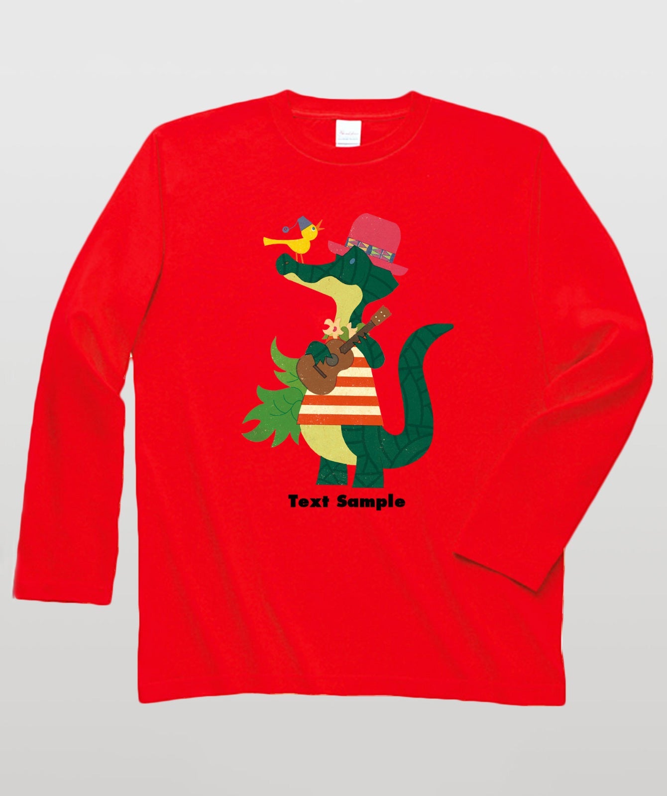 ■文字入れ可■ オリジナルカバーイラスト長袖Tシャツ Vol.7