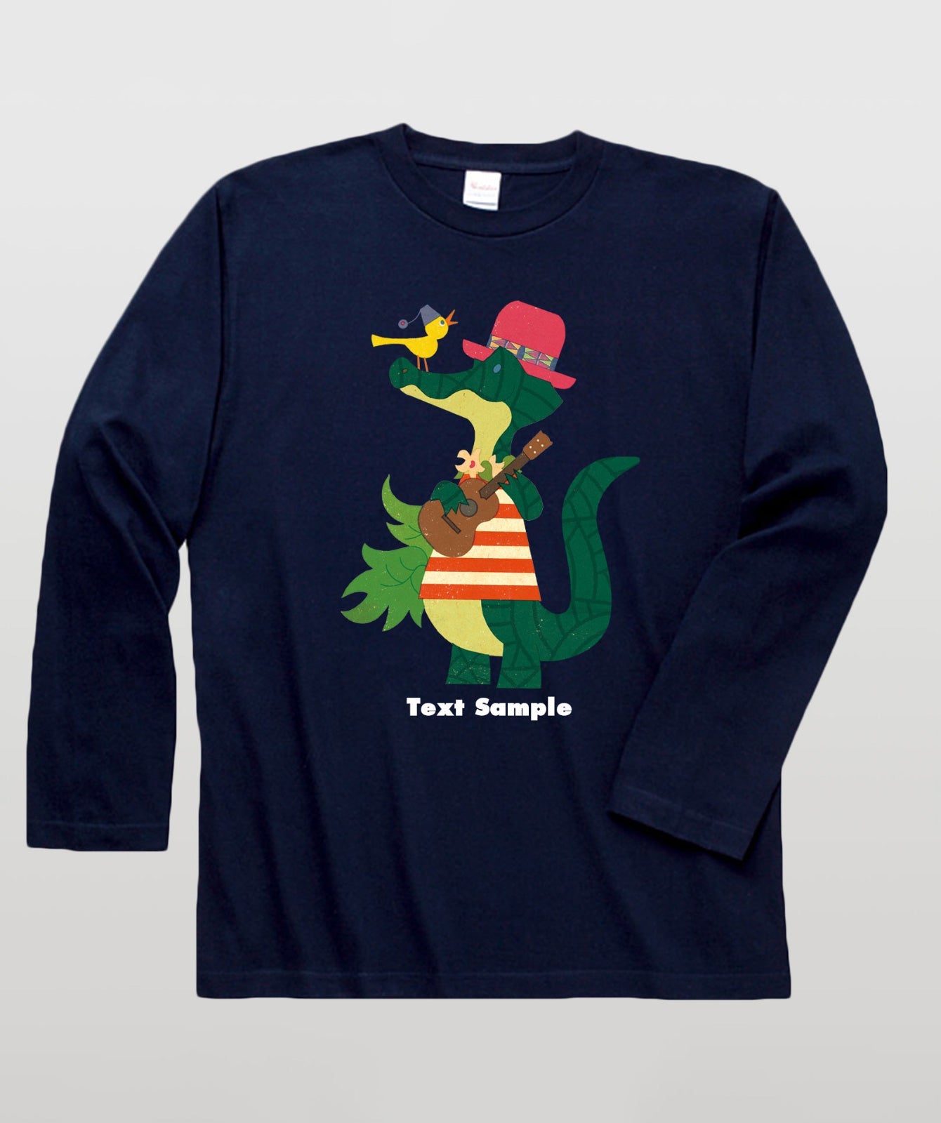 ■文字入れ可■ オリジナルカバーイラスト長袖Tシャツ Vol.7