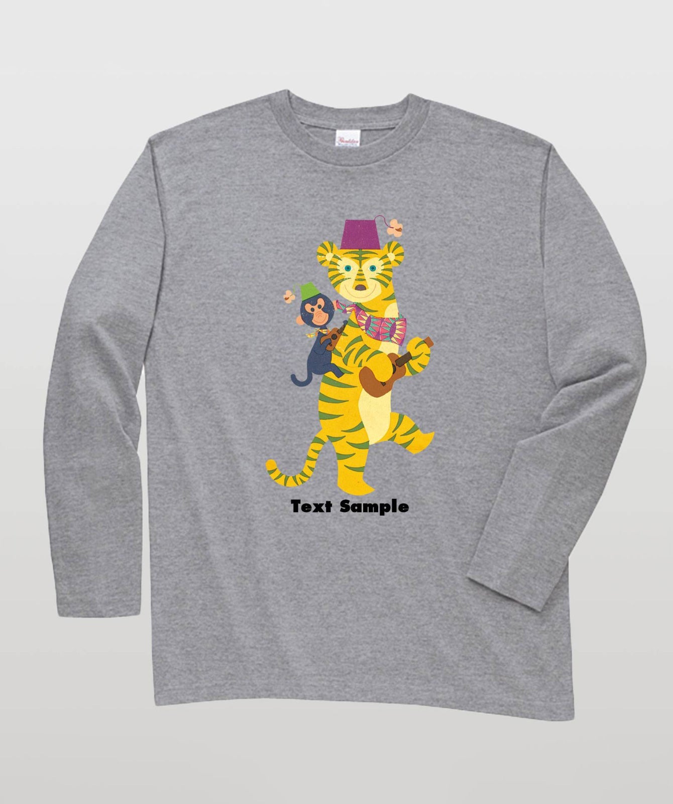 ■文字入れ可■ オリジナルカバーイラスト長袖Tシャツ Vol.9