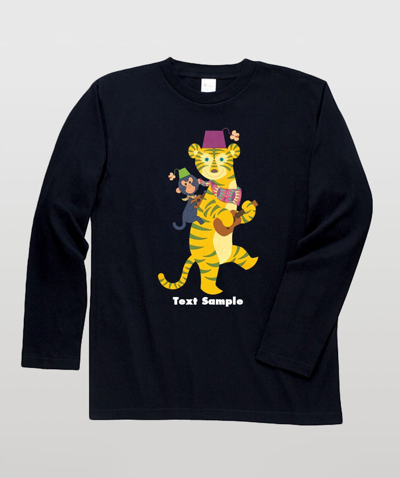 ■文字入れ可■ オリジナルカバーイラスト長袖Tシャツ Vol.9