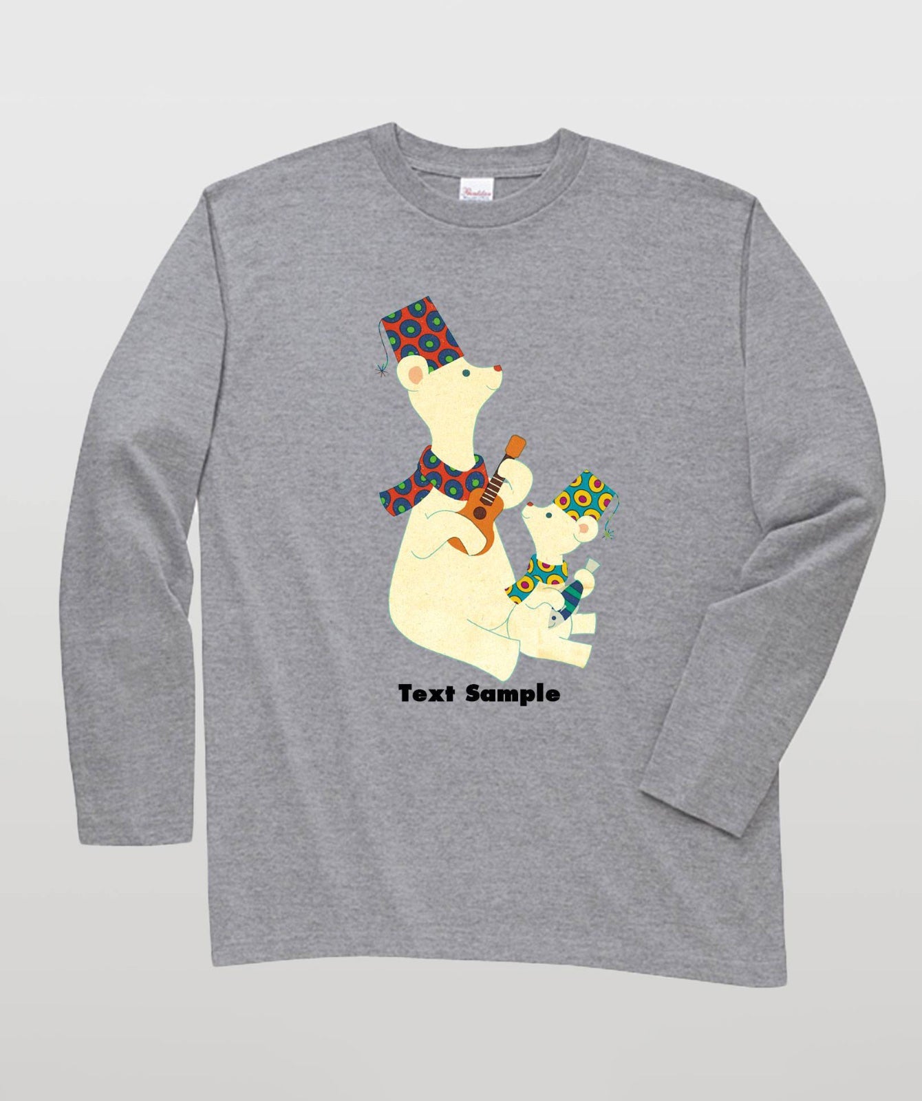 ■文字入れ可■ オリジナルカバーイラスト長袖Tシャツ Vol.10