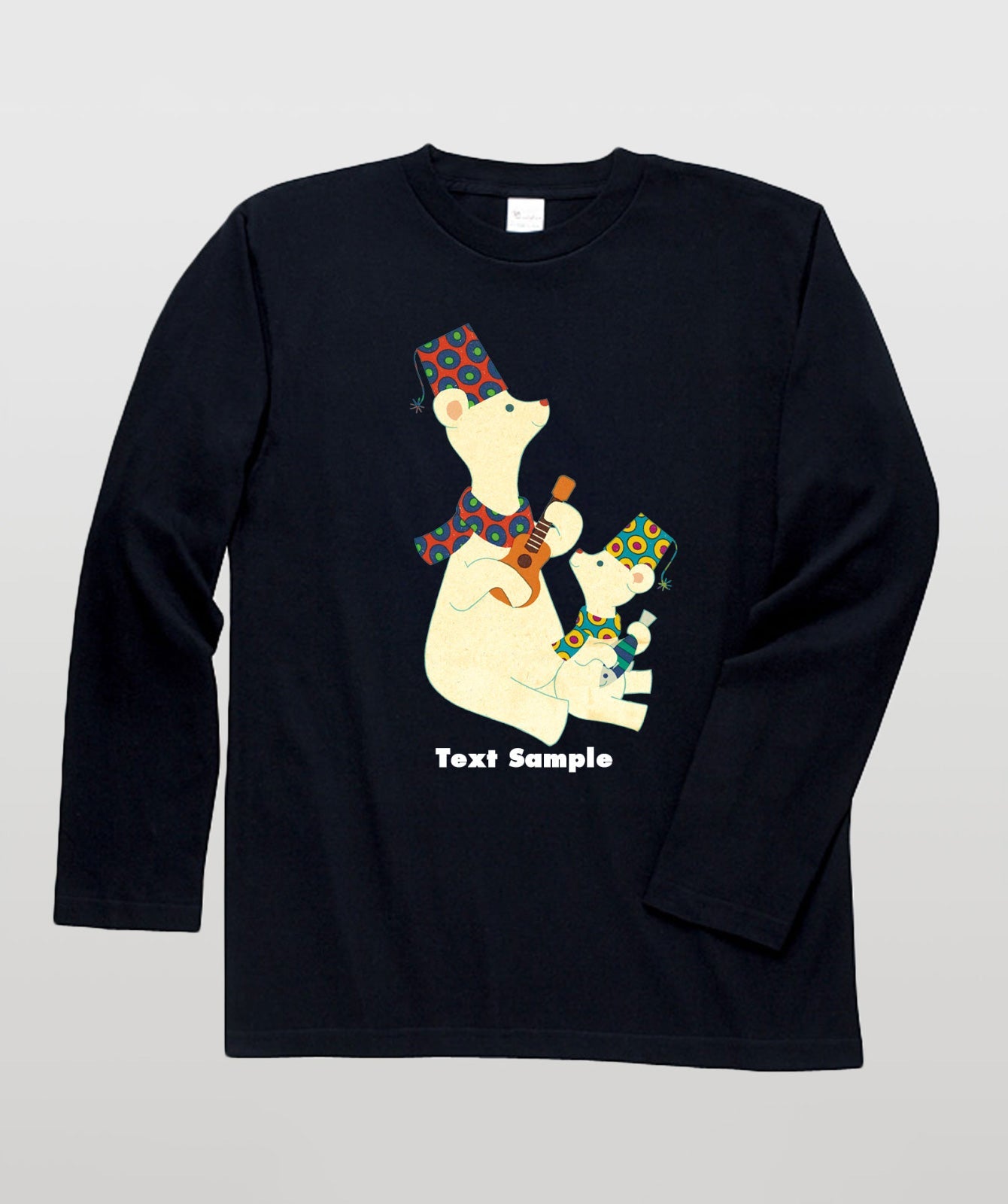 ■文字入れ可■ オリジナルカバーイラスト長袖Tシャツ Vol.10