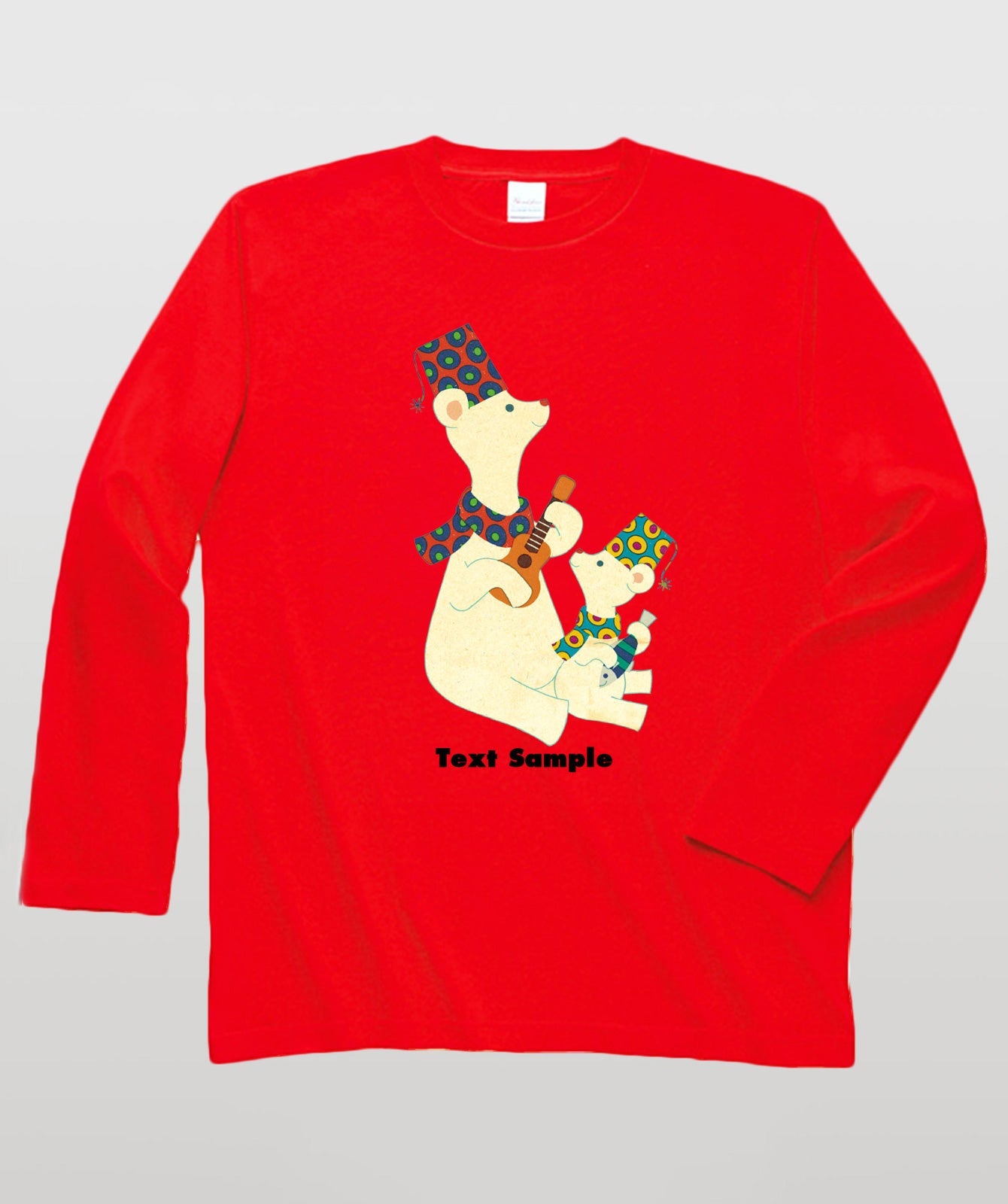 ■文字入れ可■ オリジナルカバーイラスト長袖Tシャツ Vol.10