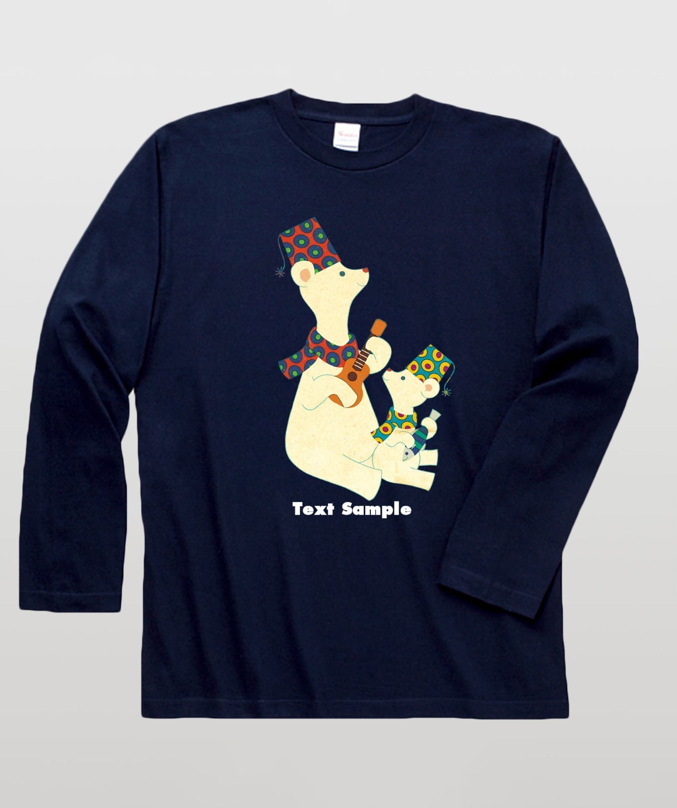 ■文字入れ可■ オリジナルカバーイラスト長袖Tシャツ Vol.10