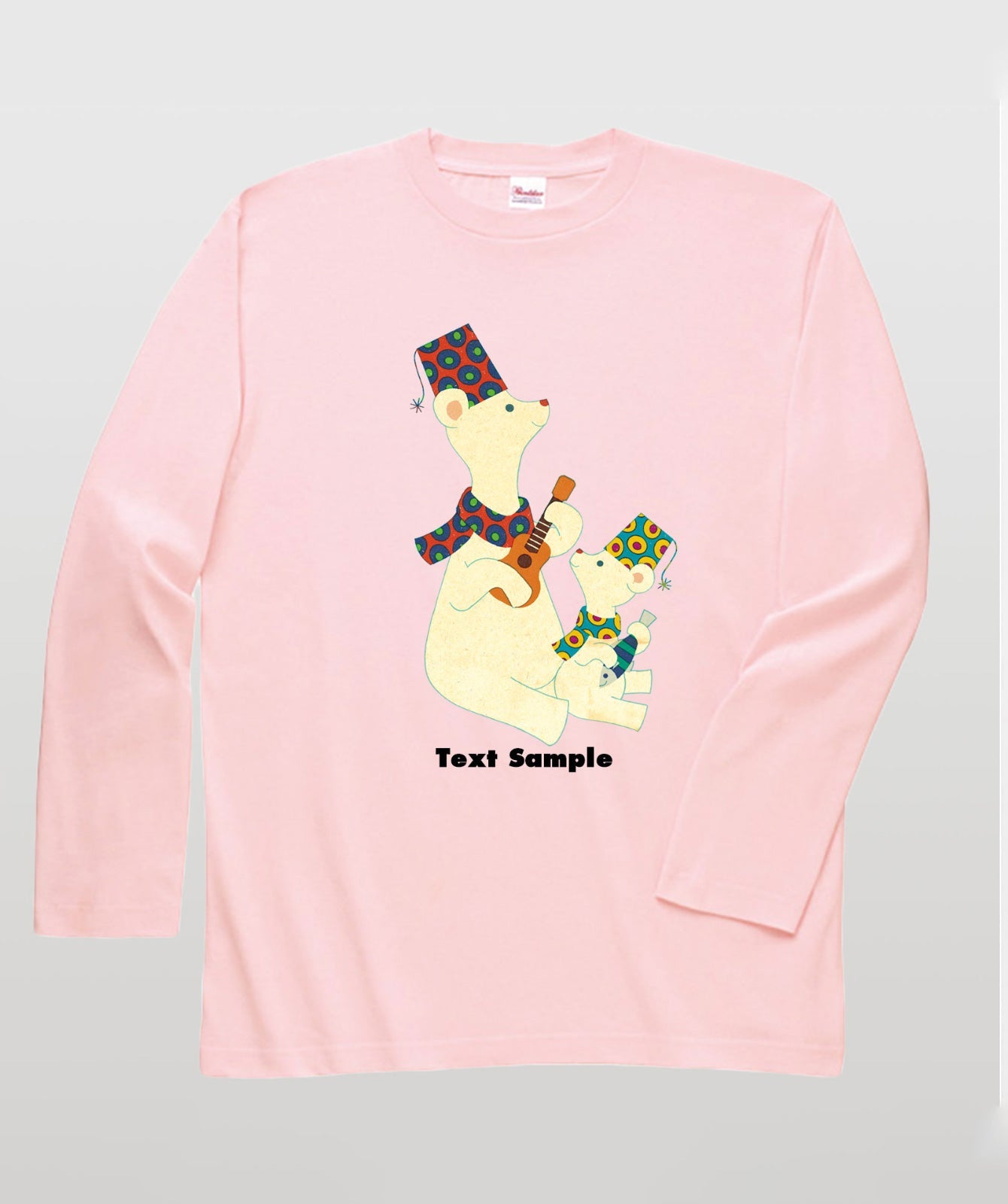 ■文字入れ可■ オリジナルカバーイラスト長袖Tシャツ Vol.10