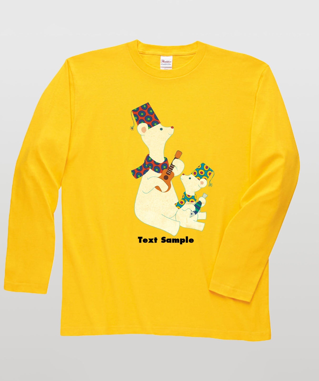 ■文字入れ可■ オリジナルカバーイラスト長袖Tシャツ Vol.10