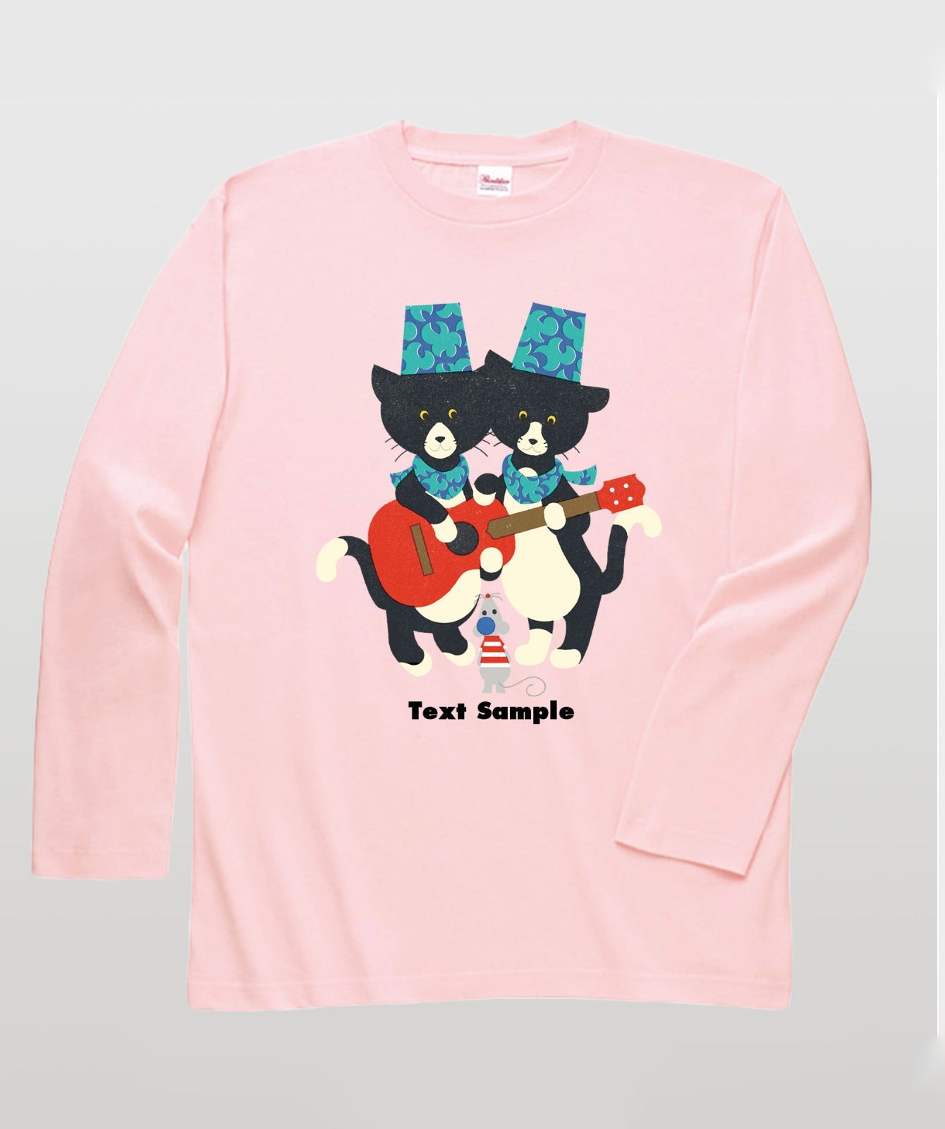 ■文字入れ可■ オリジナルカバーイラスト長袖Tシャツ Vol.11