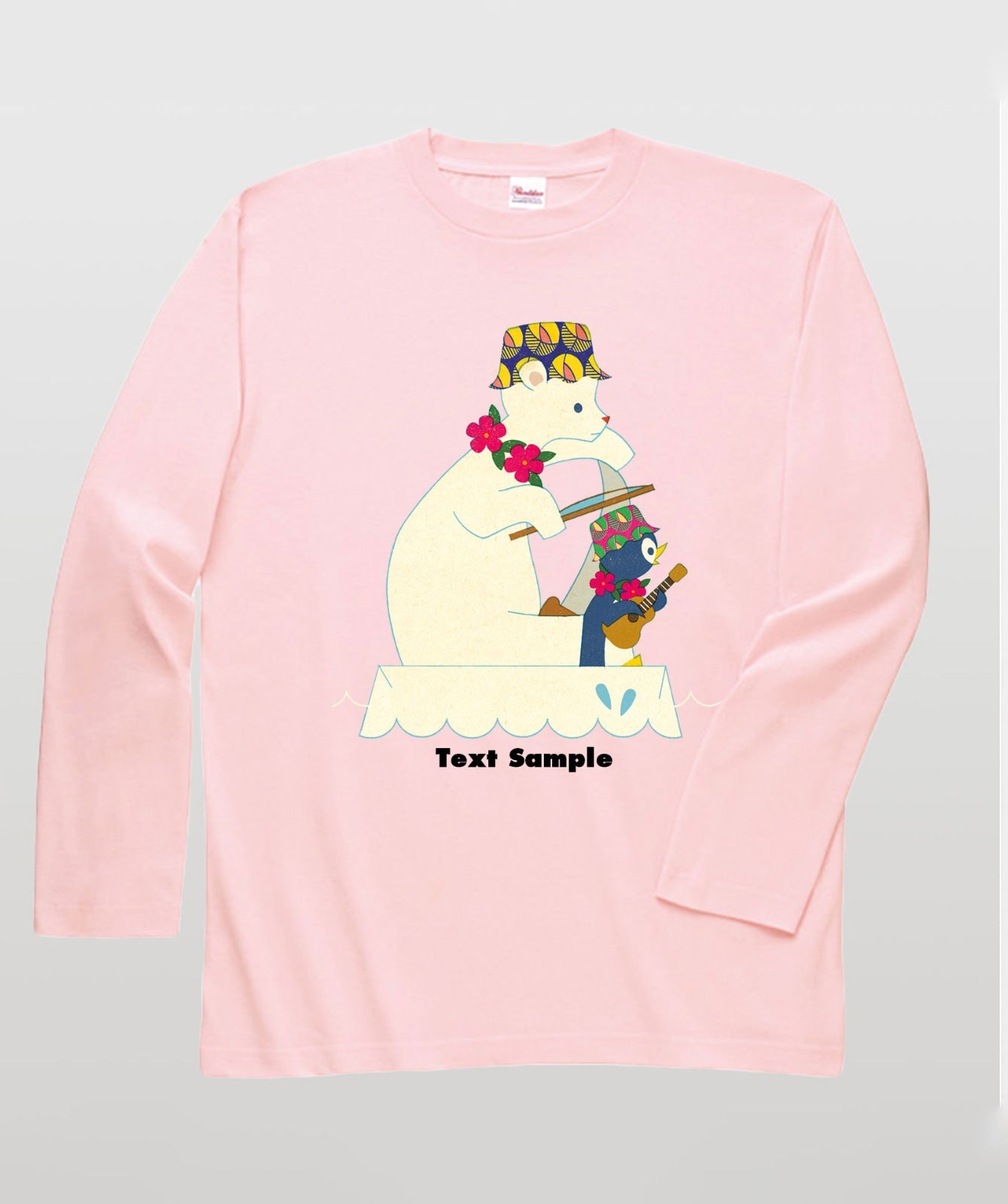 ■文字入れ可■ オリジナルカバーイラスト長袖Tシャツ Vol.13